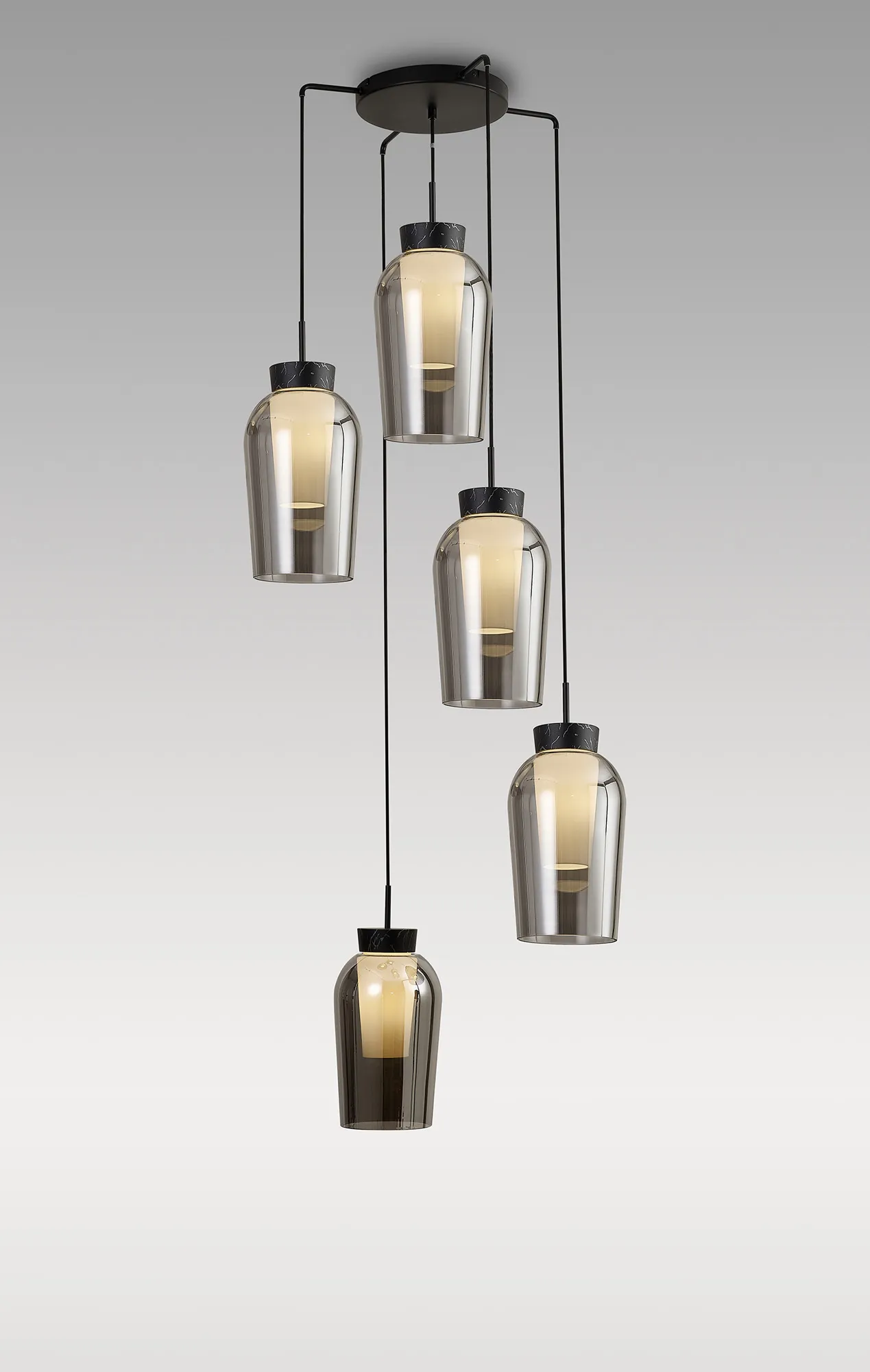 Nora Round Cluster Pendant Adjustable E27 - Image 23