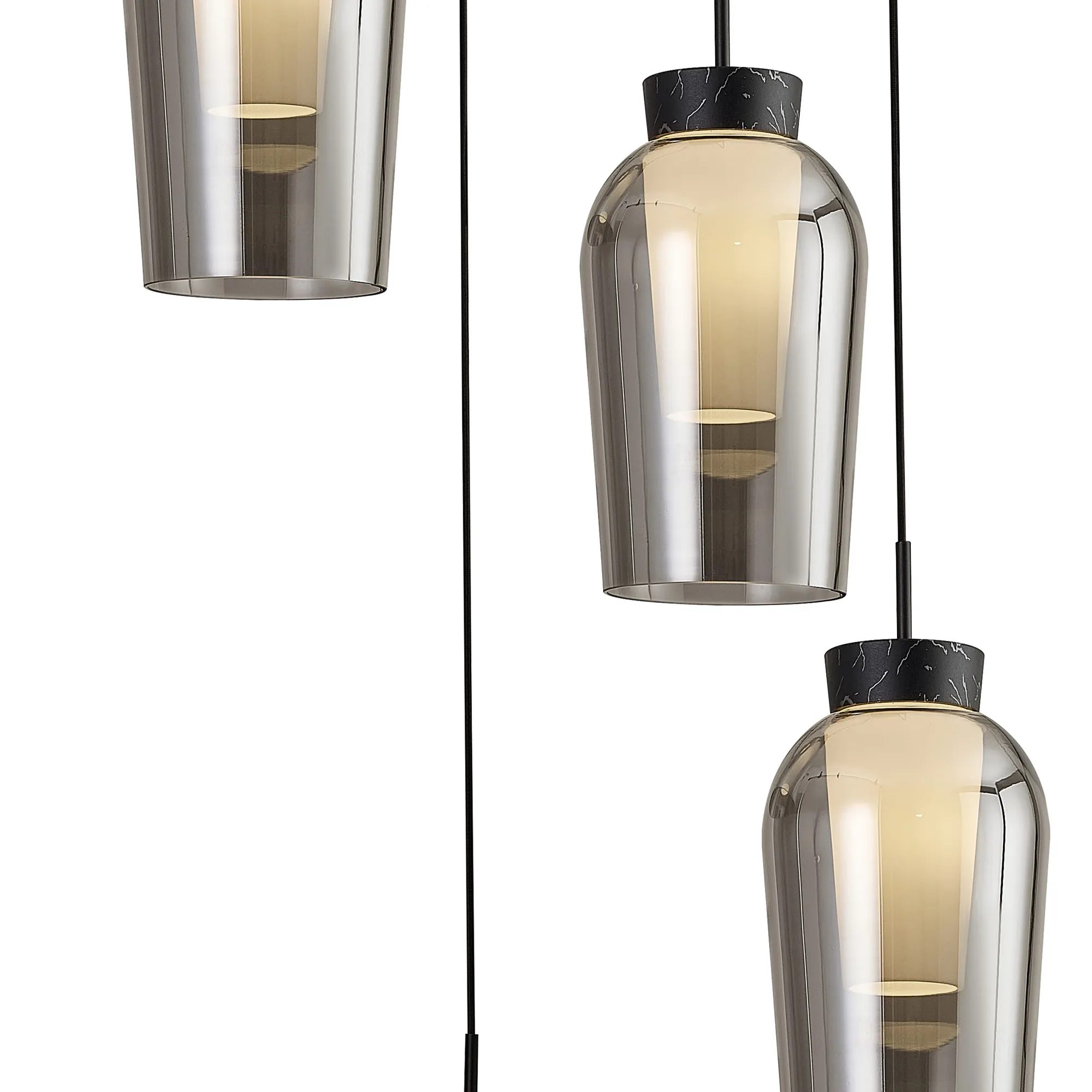 Nora Round Cluster Pendant Adjustable E27 - Image 28