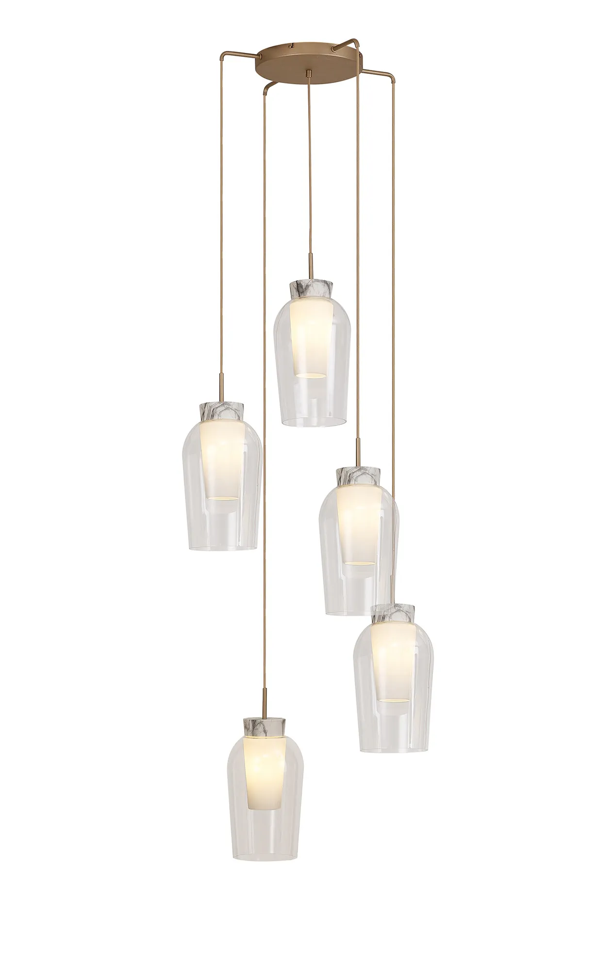 Nora Round Cluster Pendant Adjustable E27 - Image 29