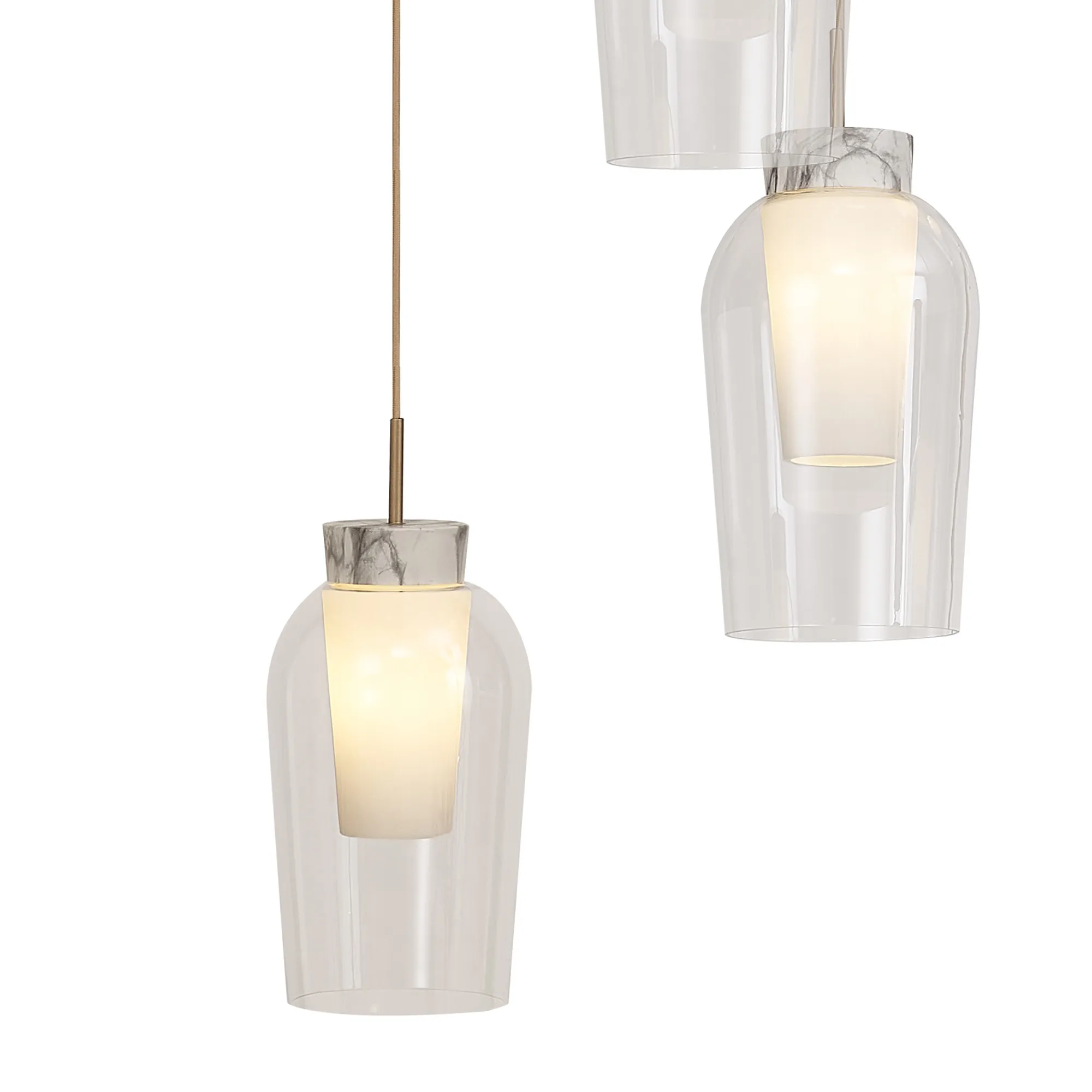 Nora Round Cluster Pendant Adjustable E27 - Image 33
