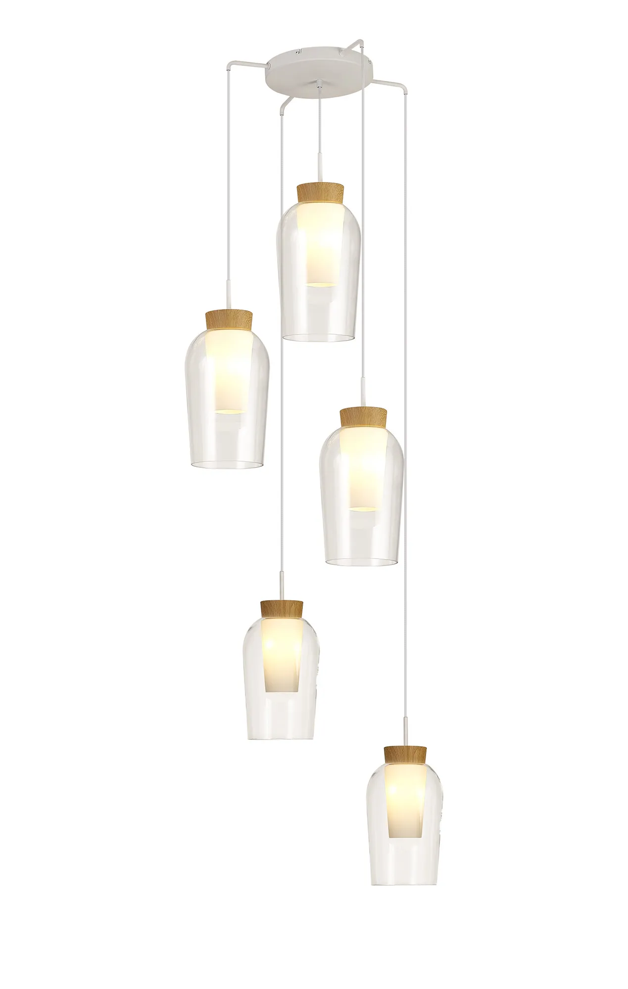 Nora Round Cluster Pendant Adjustable E27 - Image 36