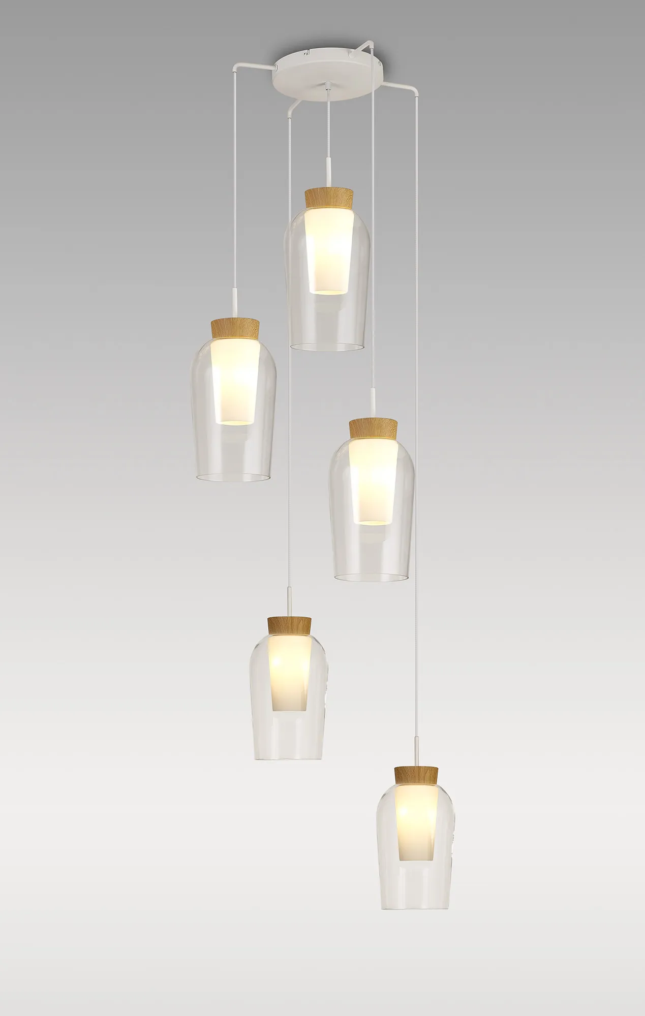 Nora Round Cluster Pendant Adjustable E27 - Image 37