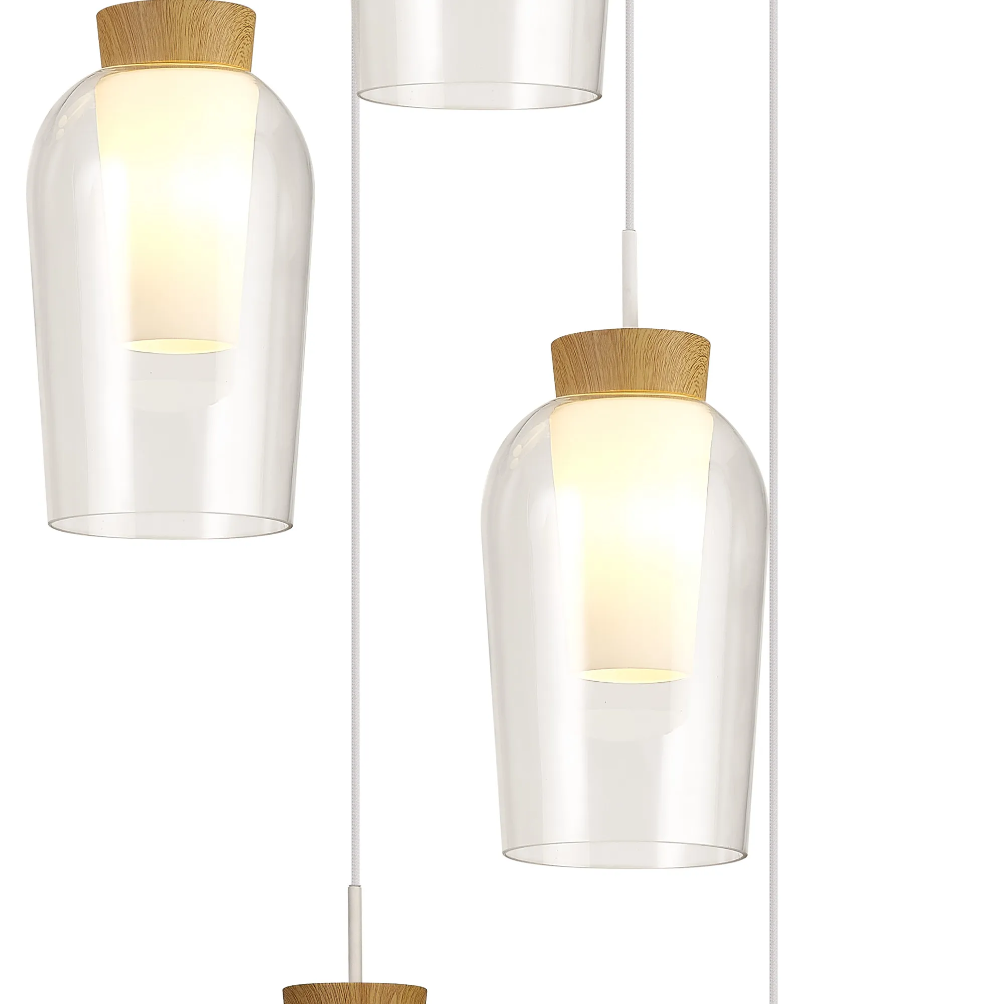 Nora Round Cluster Pendant Adjustable E27 - Image 41