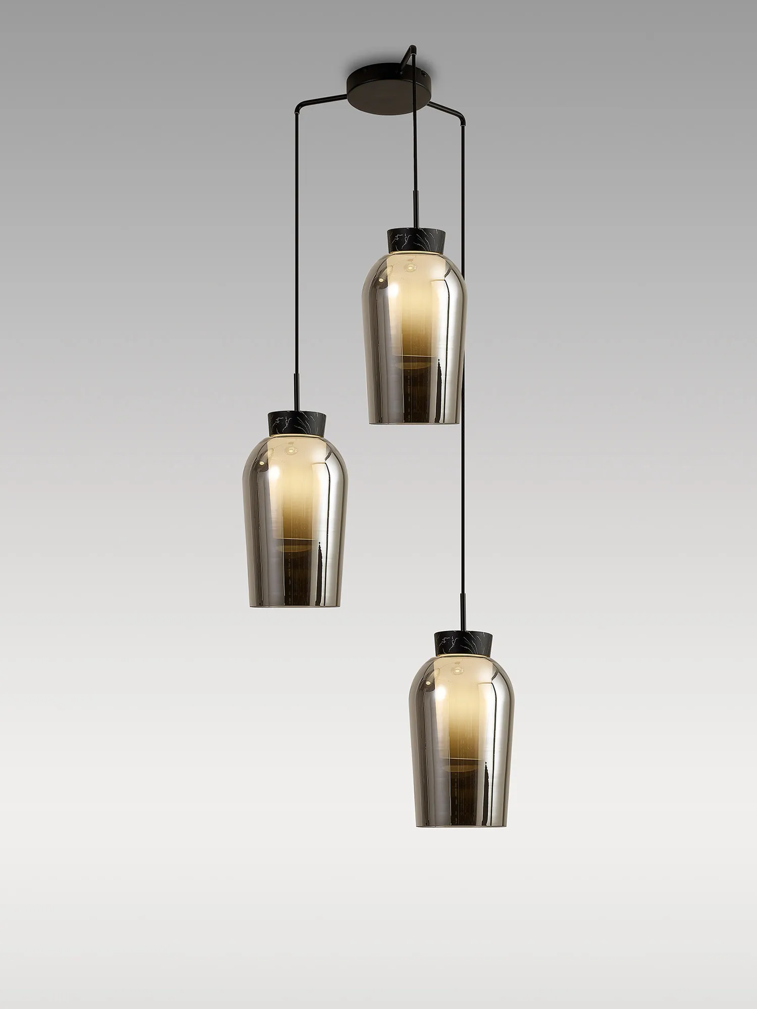Nora Round Cluster Pendant Adjustable E27 - Image 5