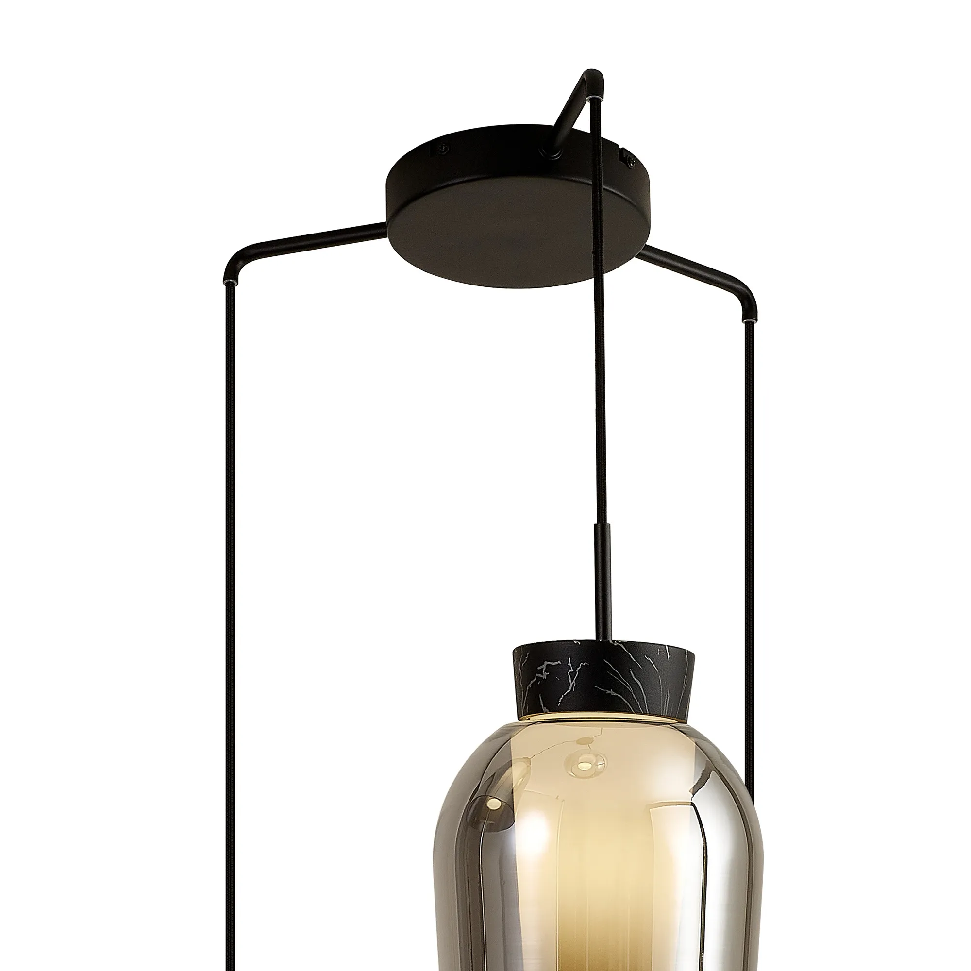 Nora Round Cluster Pendant Adjustable E27 - Image 6
