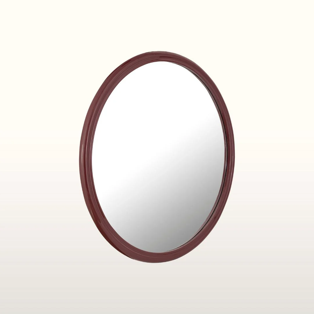Nora Round Lacquer Mirror- Various Colours - Image 11