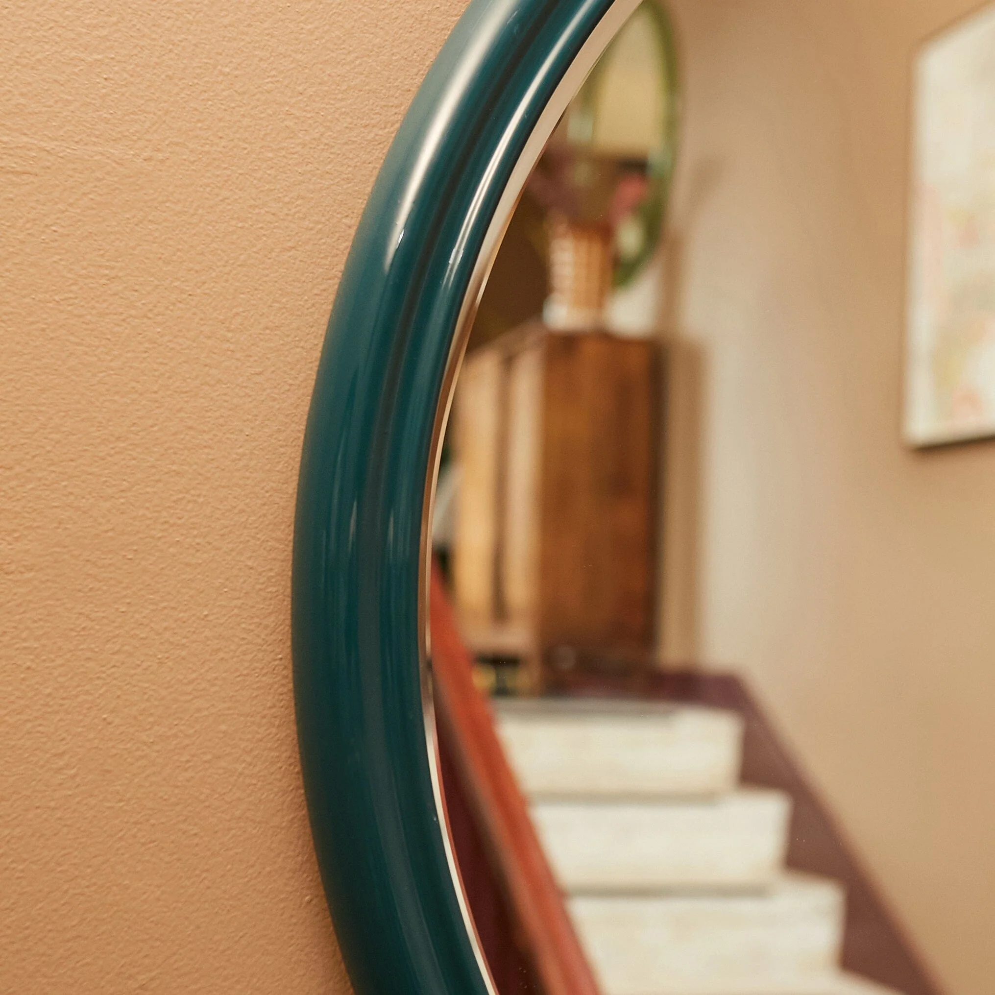 Nora Round Lacquer Mirror- Various Colours - Image 12