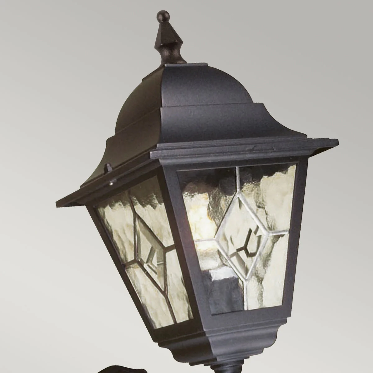 Norfolk Up/Down PIR Wall Lantern - Black Finish - Image 4