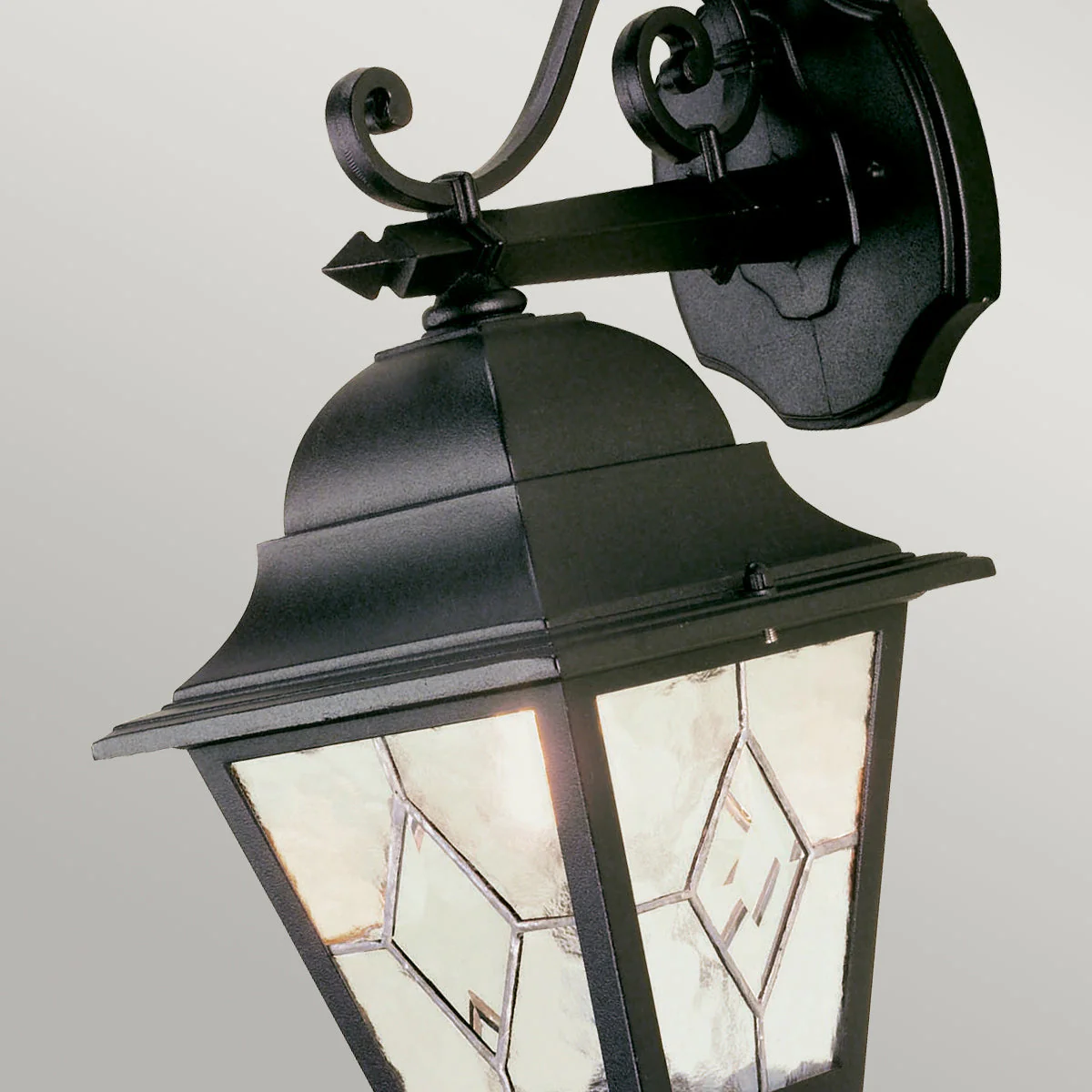 Norfolk Up/Down PIR Wall Lantern - Black Finish - Image 9