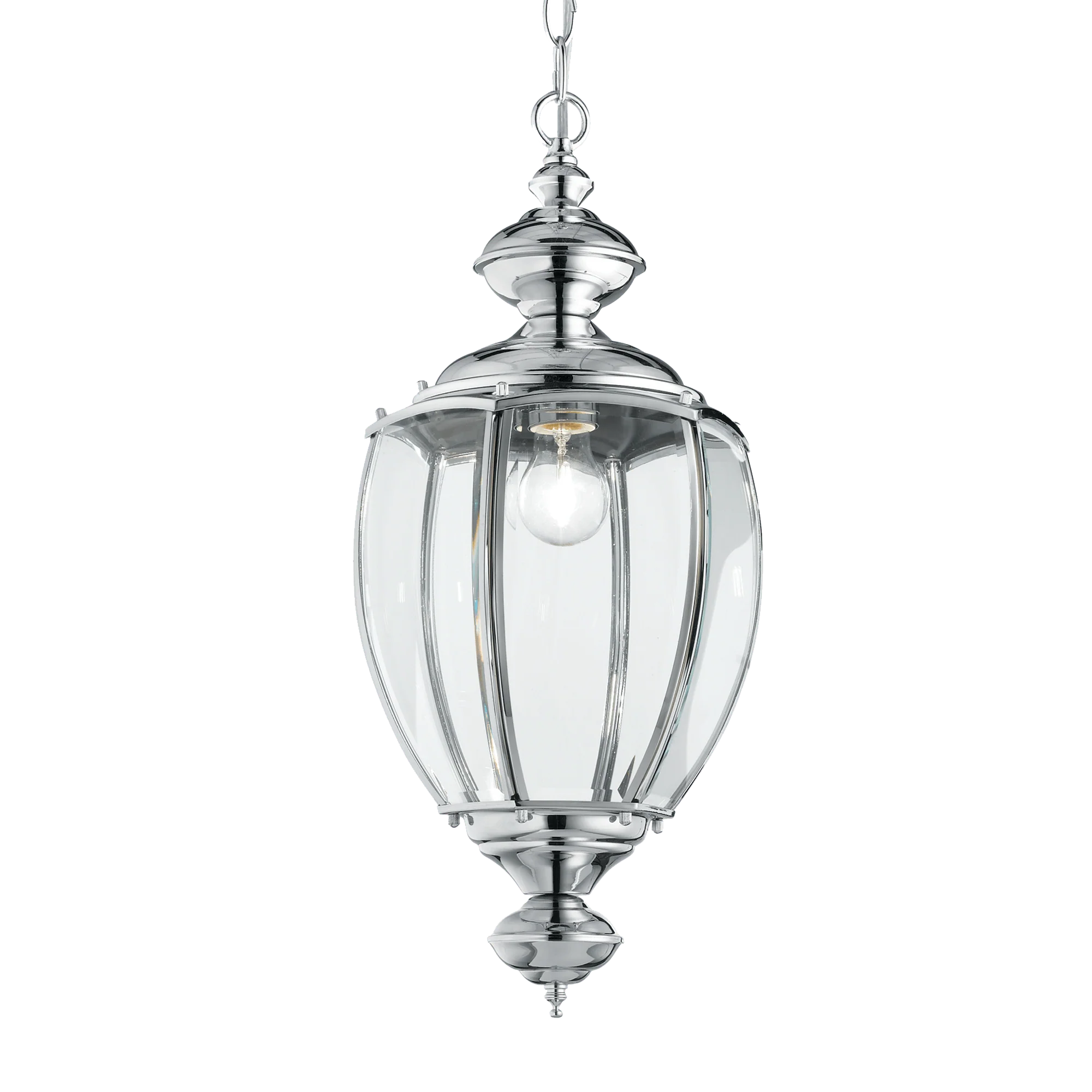 Norma Pendant Light - Antique Brass/Chrome - Image 3