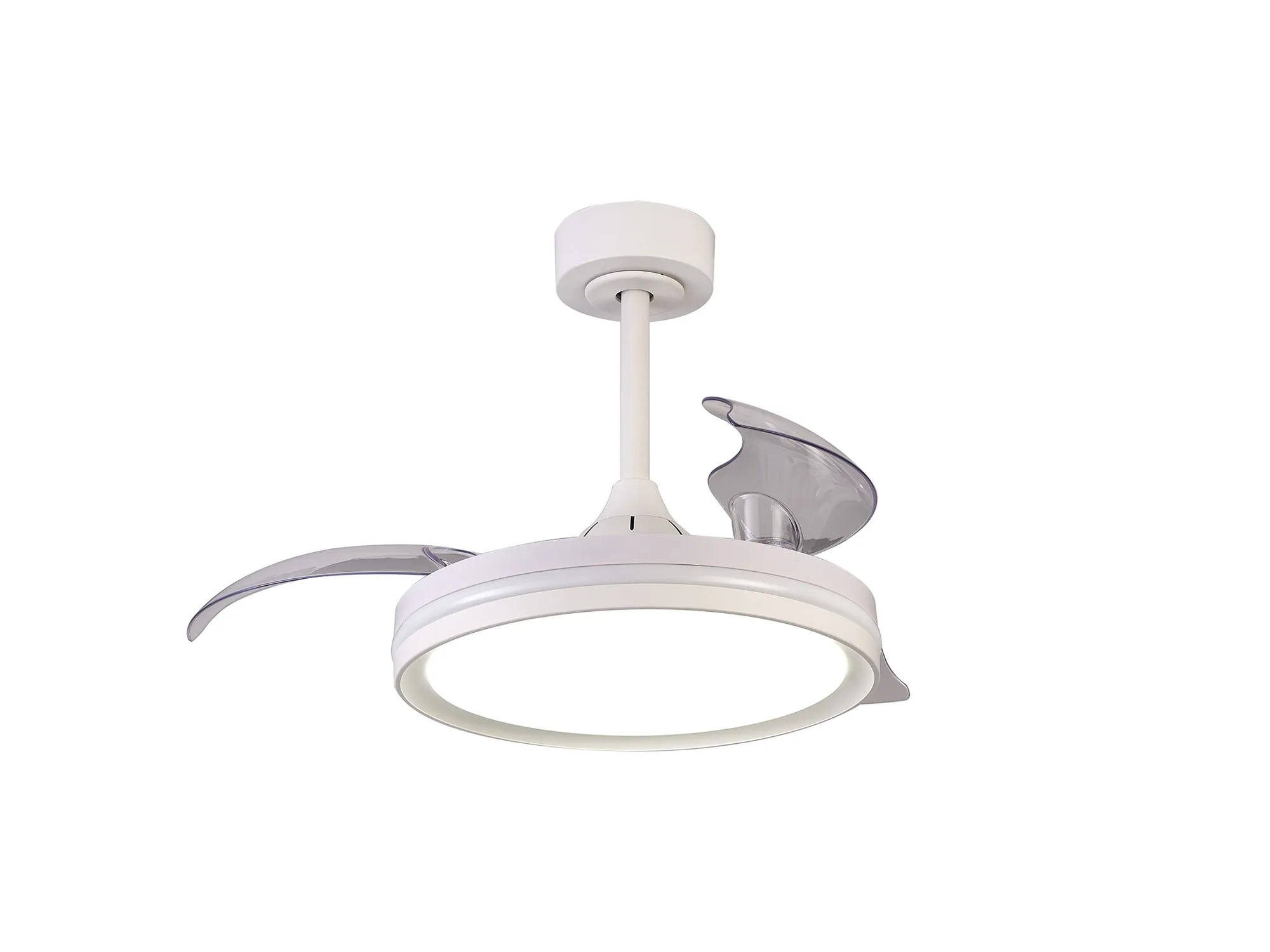 North LED Light Fan W/ Remote Control - Various Colours - Image 2