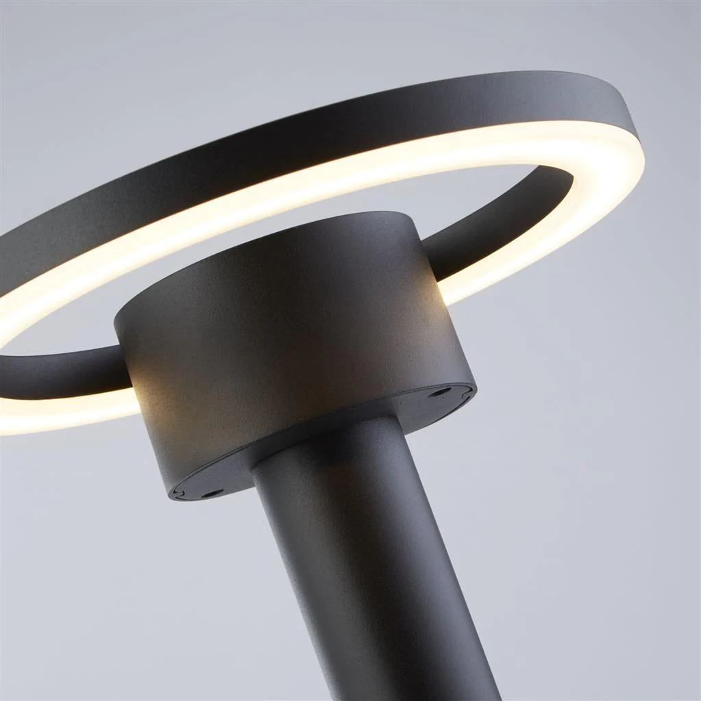 NORWICH LED OUTDOOR POST - BLACK WITH FROSTED DIFFUSER, IP44 - Image 3