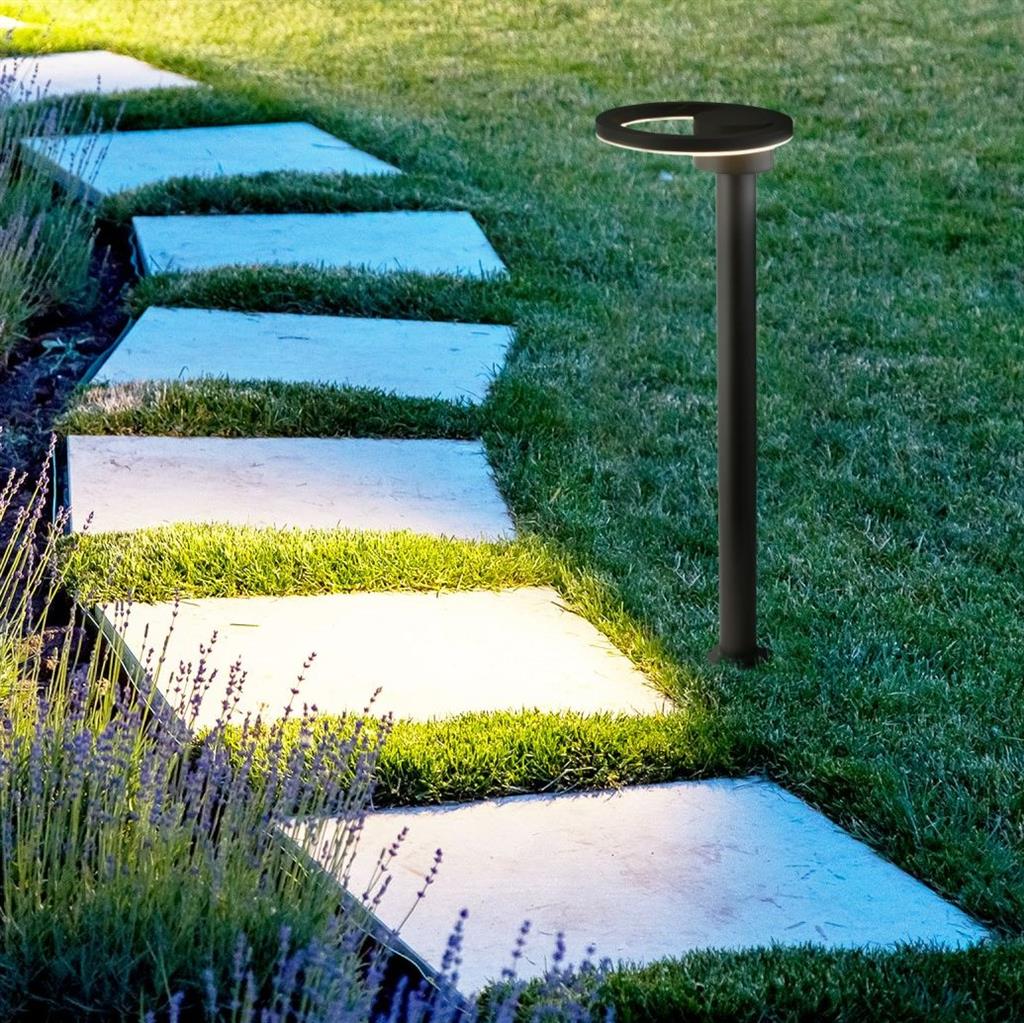 NORWICH LED OUTDOOR POST - BLACK WITH FROSTED DIFFUSER, IP44 - Image 4