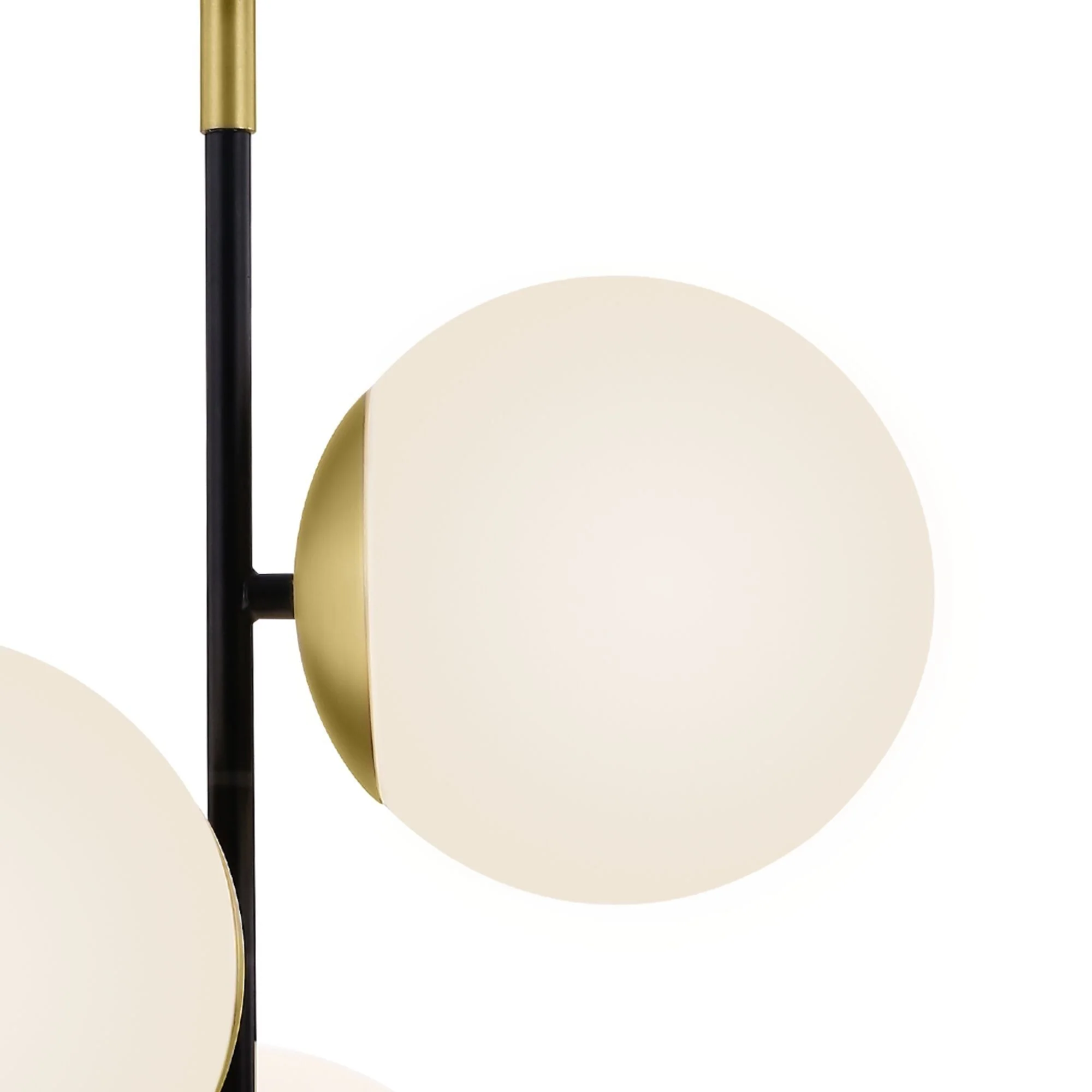 Nostalgia 3lt Pendant Ceiling Light - Black & Gold Finish - Image 3