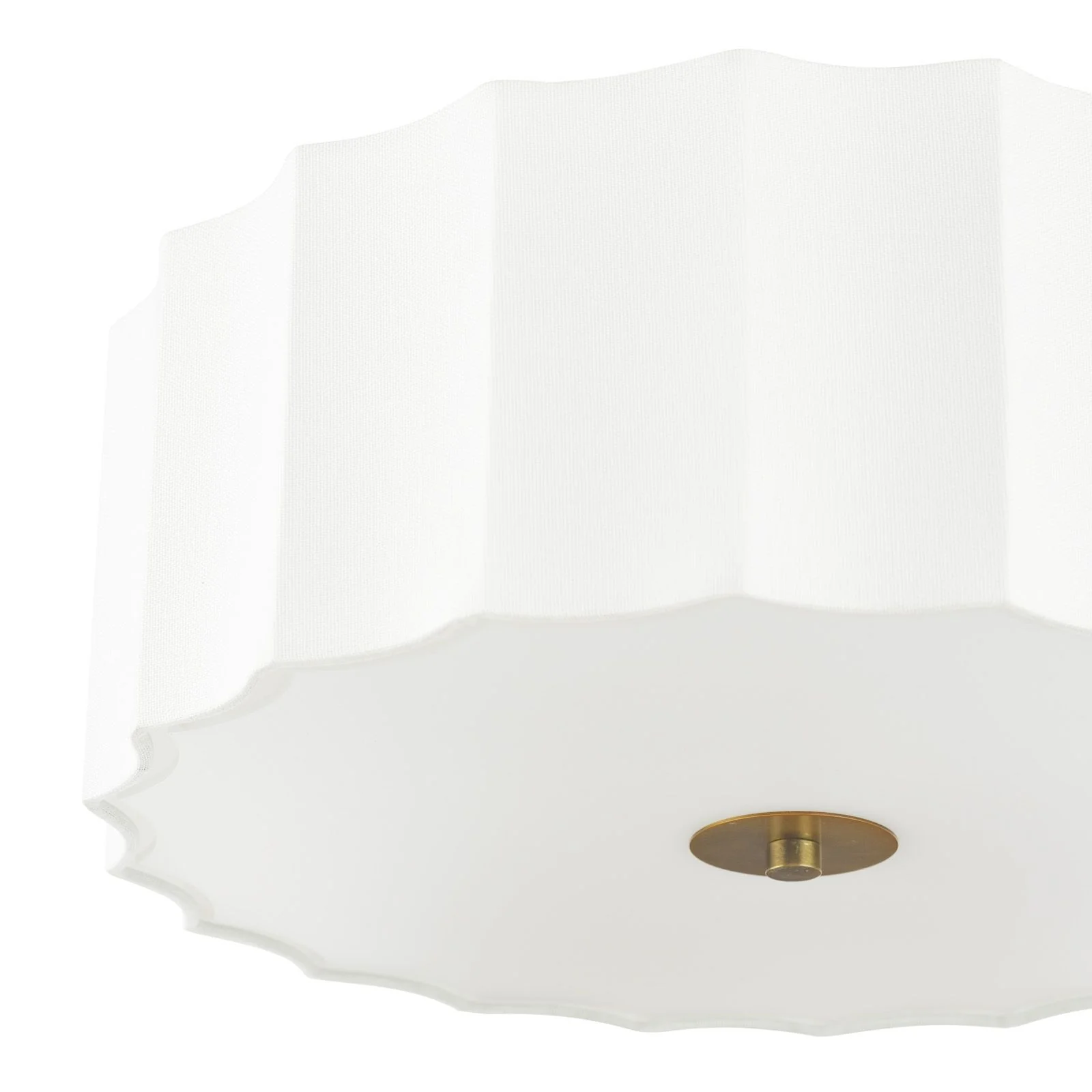 Noura 3 Light Flush-  Ivory and White - Image 3