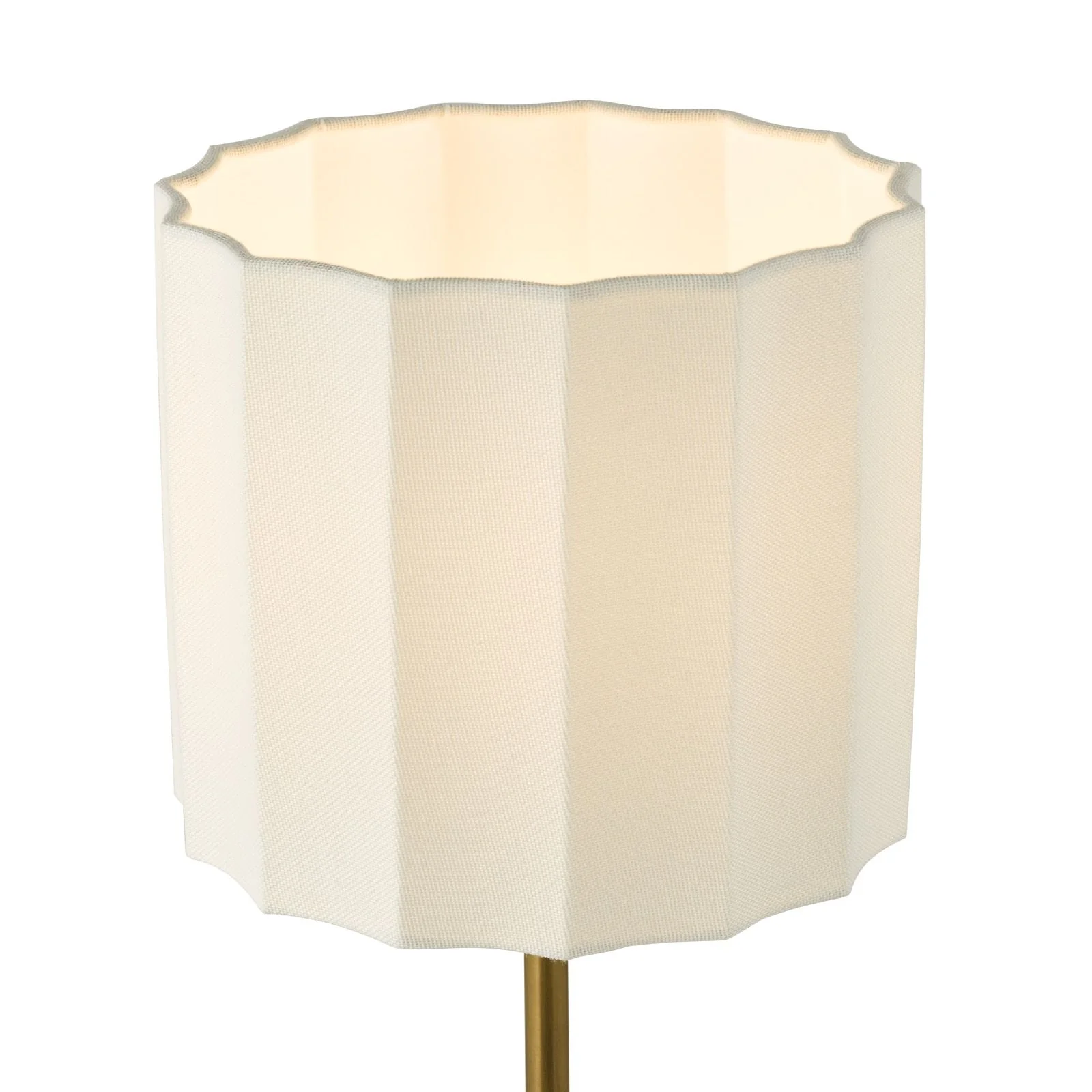 Noura Table Lamp-  Antique Bronze and Ivory With Shade - Image 3