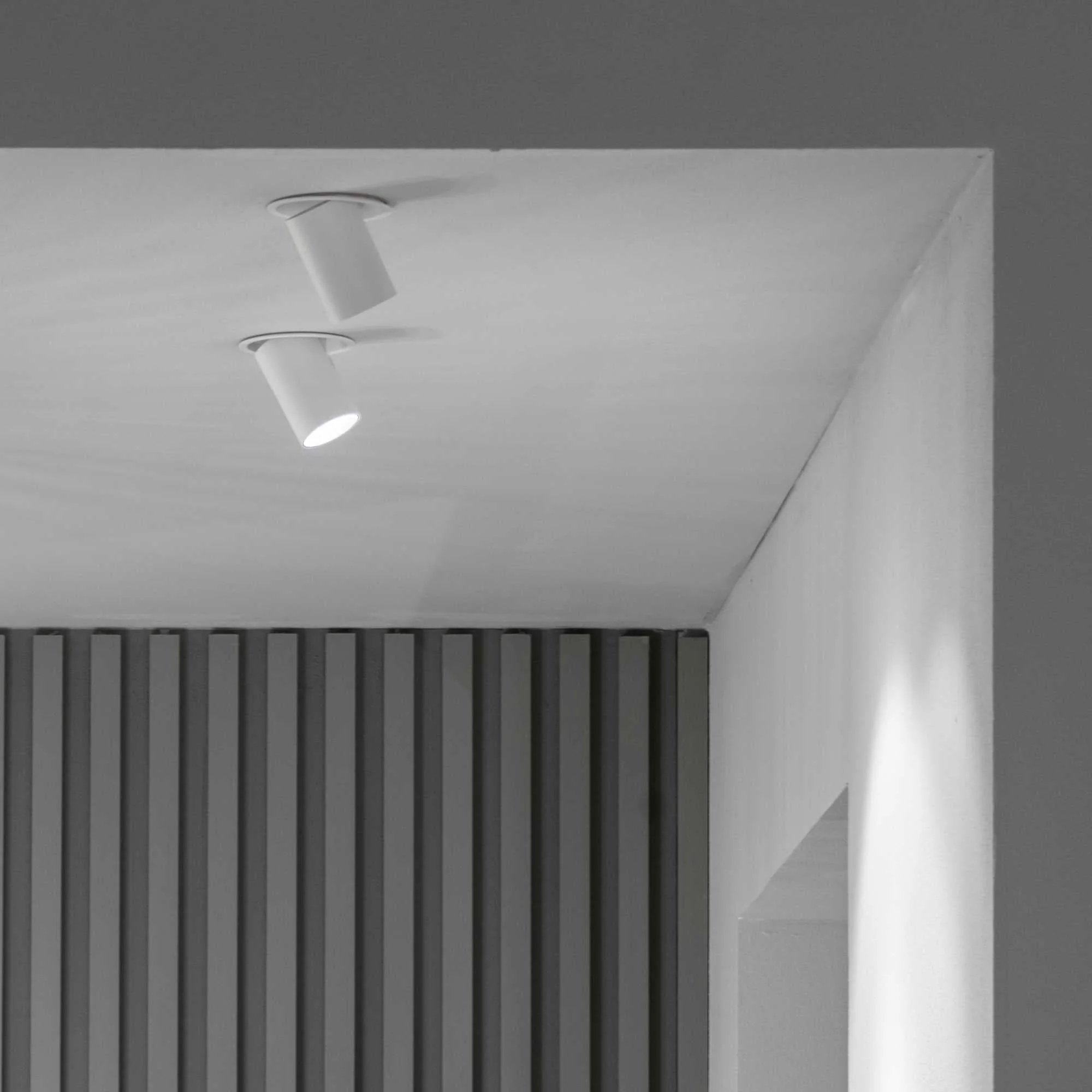 Nova Recessed Ceiling Light - Black/White Finish - Image 10