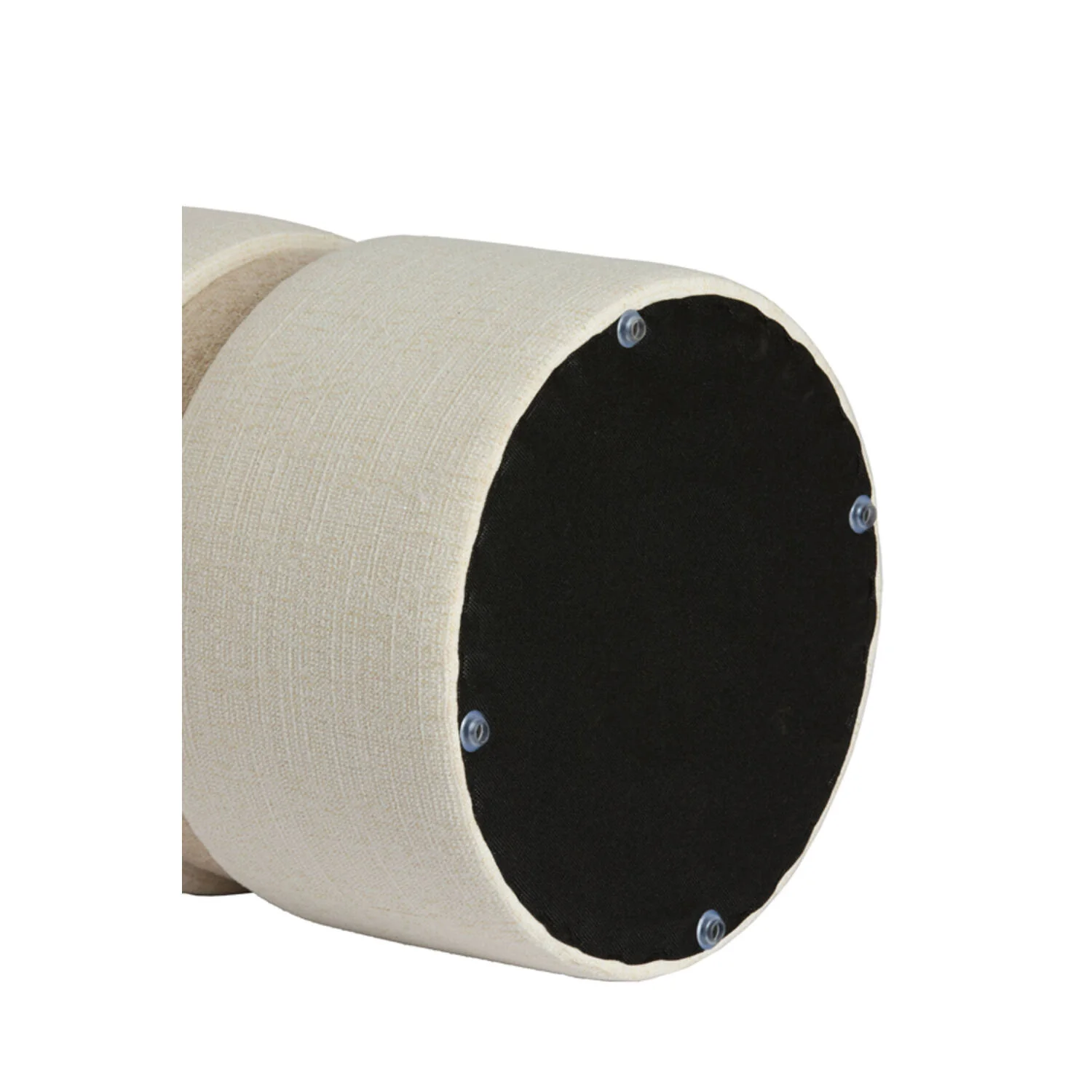 Novira Pouf - Beige & Cream - Image 3