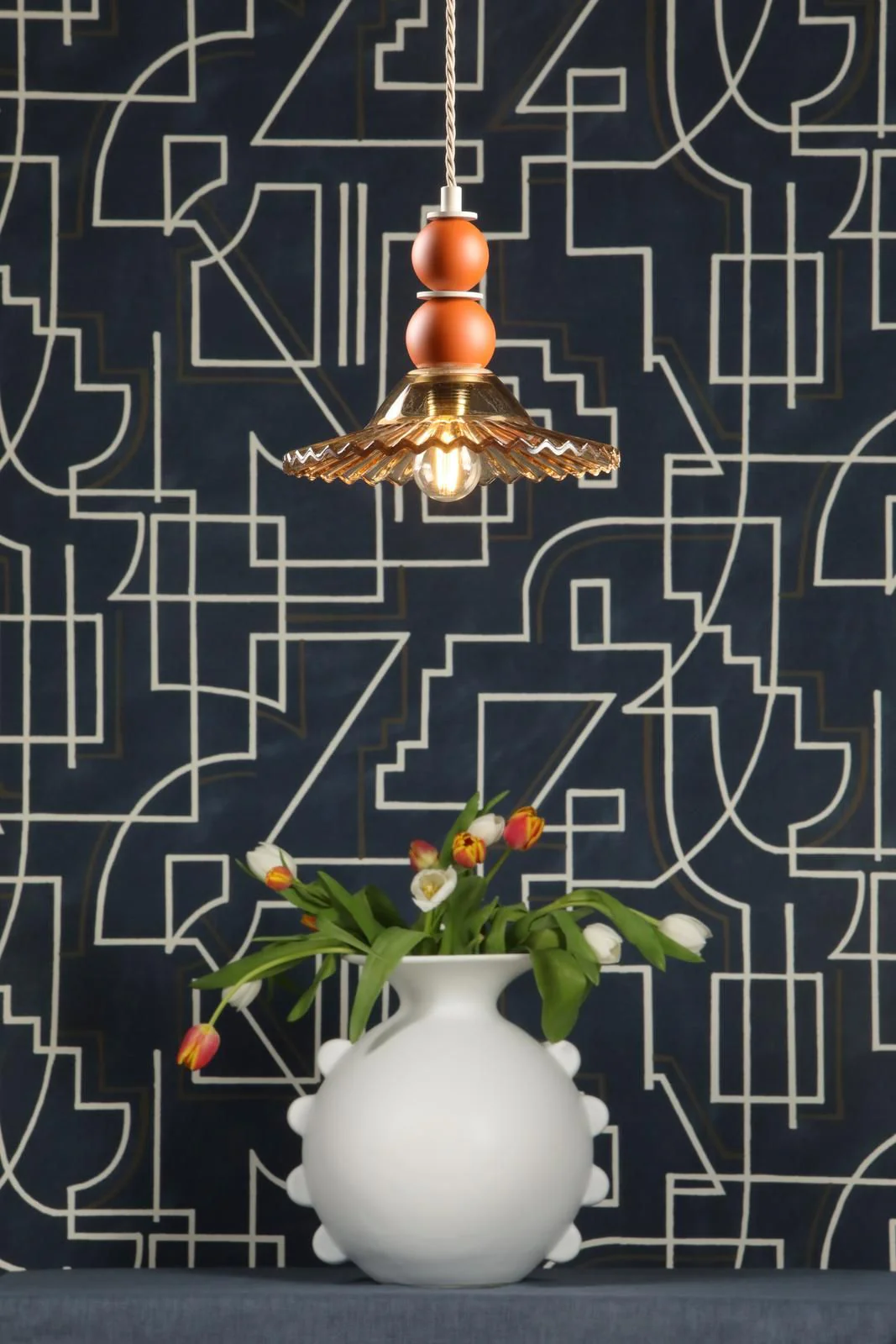 Nueva Pendant Light-  Various Glass Finishes - Image 7