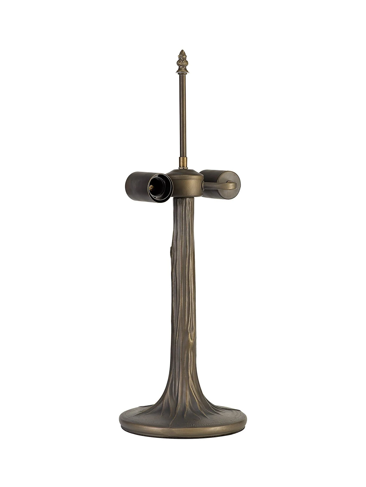 Nuflur 2 Light Tree Like Table Lamp E27 With 40cm Tiffany Shade, Antique Brass - Image 8
