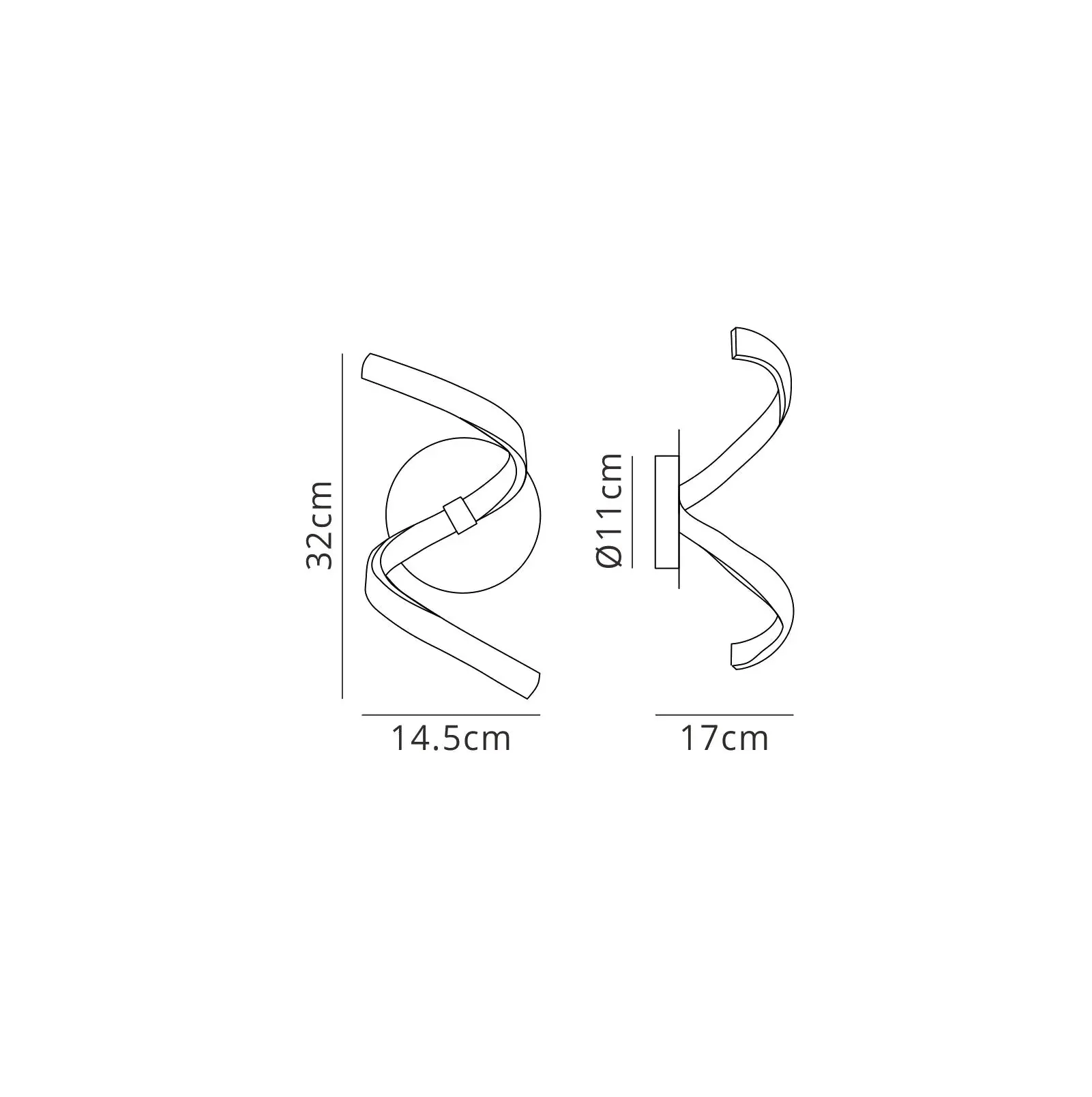 Nur LED Wall Lamp - Polished Chrome - Image 2