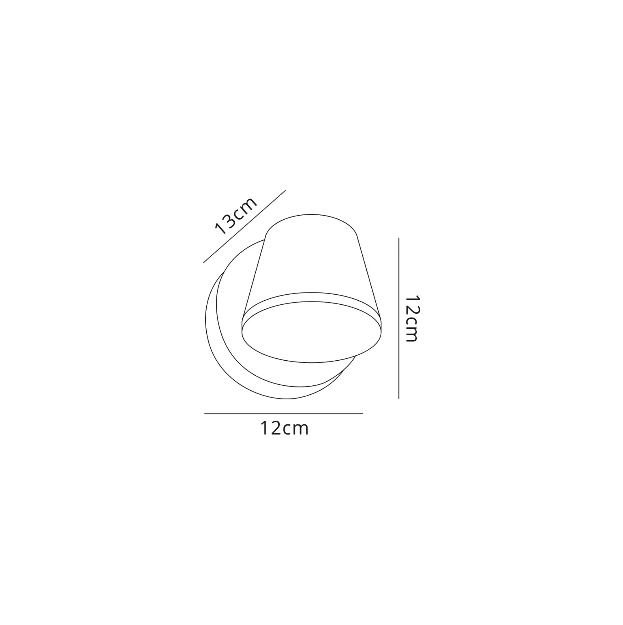 Oahu Wall Light 12W LED 3000K-Anthracite - Image 9