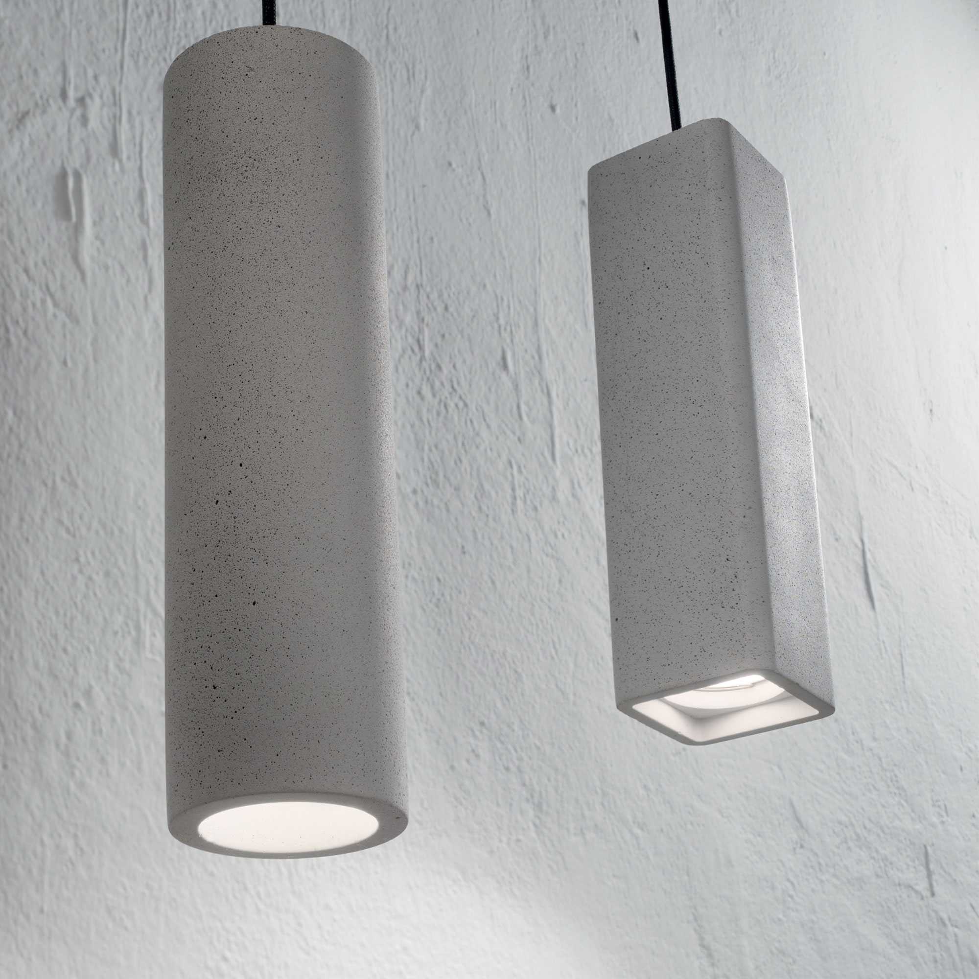 Oak Pendant - Cement Finish - Image 2
