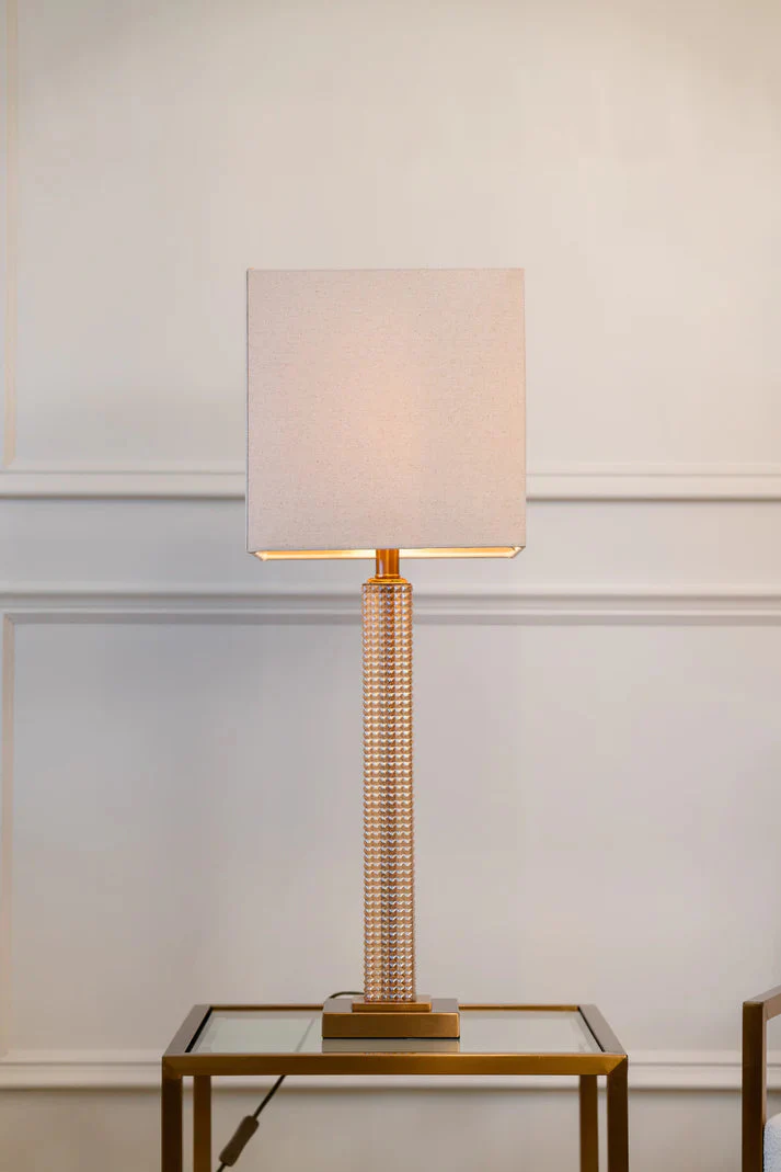 Oakley Table Lamp Gold Finish - Image 2
