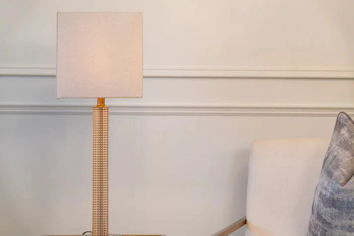 Oakley Table Lamp Gold Finish - Image 4
