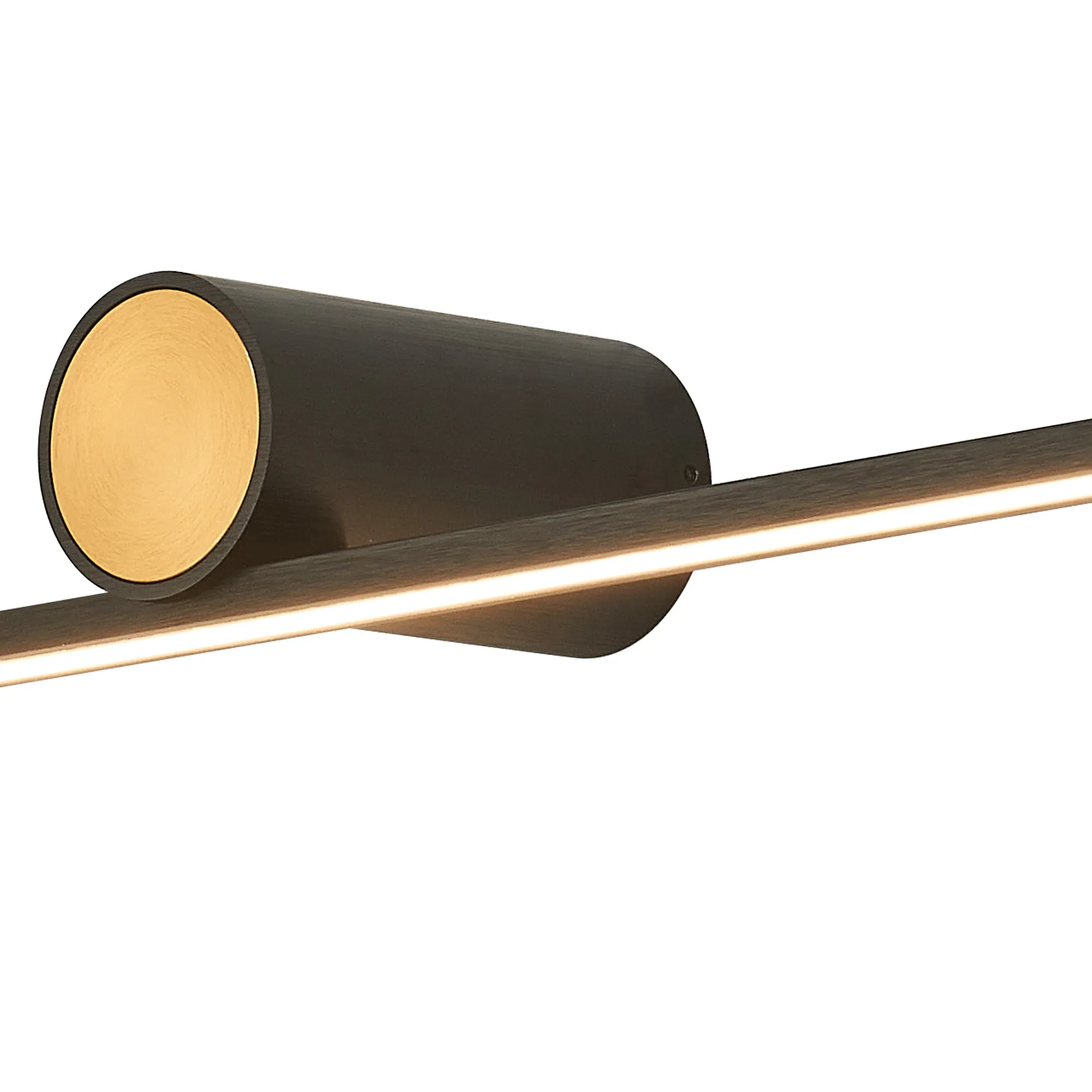 Oban Wall/ Over Mirror Light LED, 3000K IP44, Black/Gold- Various Sizes - Image 11