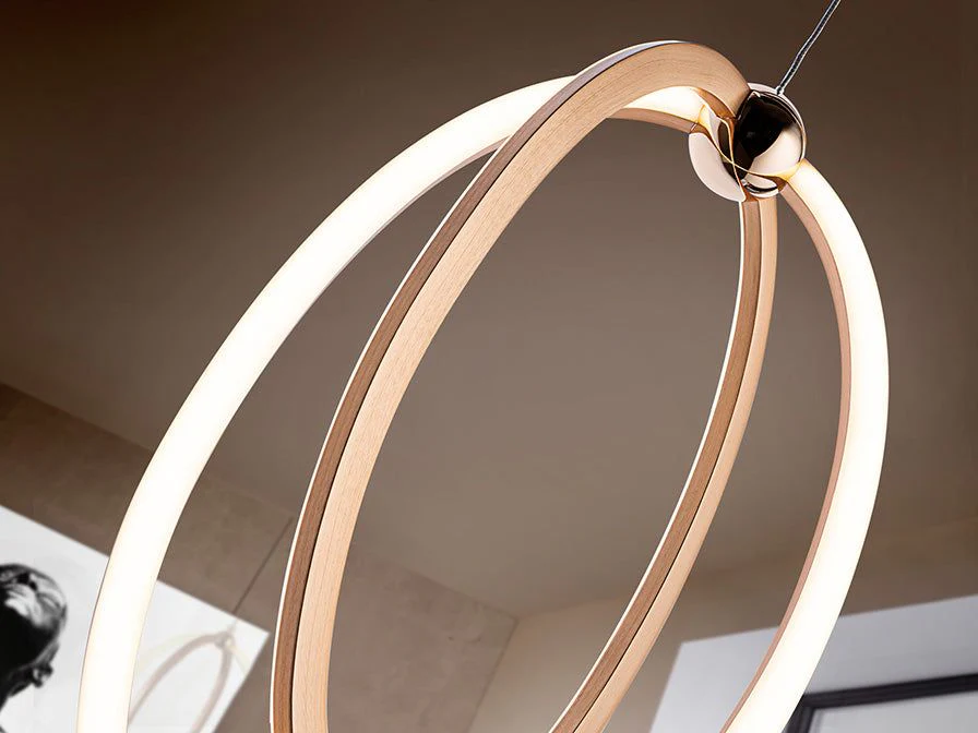 Ocellis LED Hanging Ceiling Light, Rose Gold - Image 4