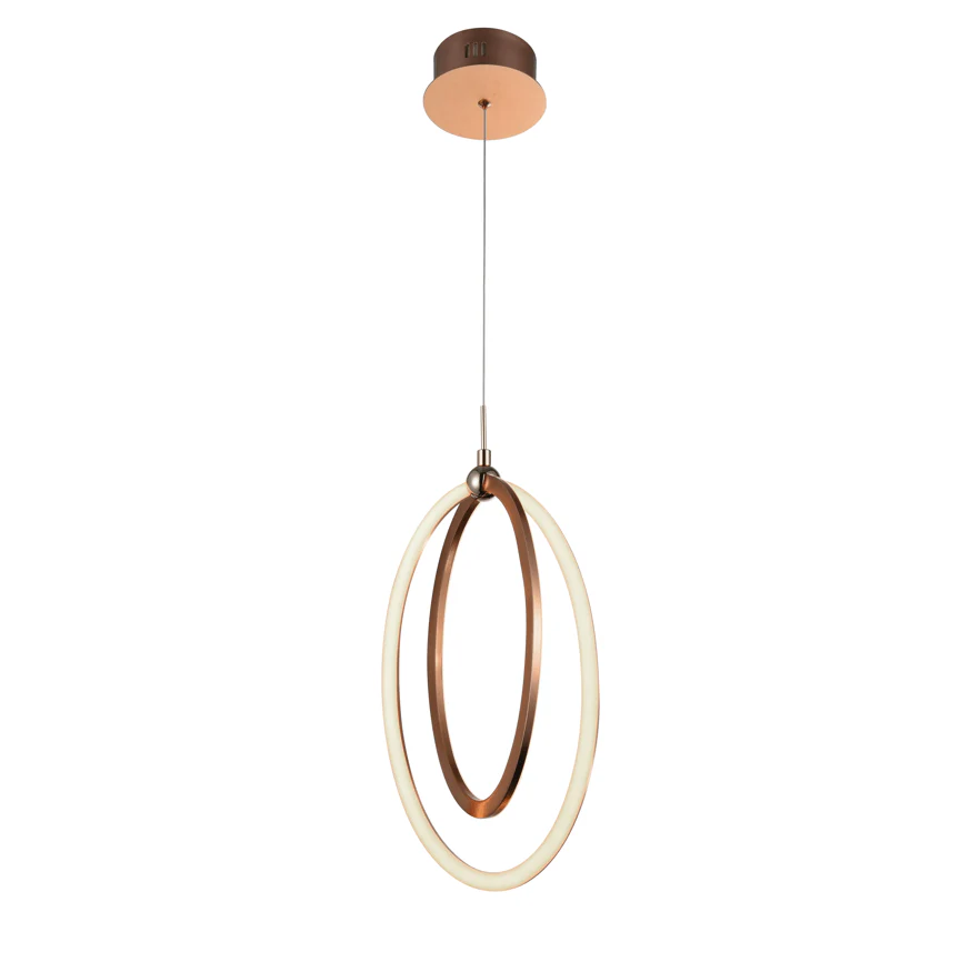 Ocellis LED Hanging Ceiling Light, Rose Gold - Image 5