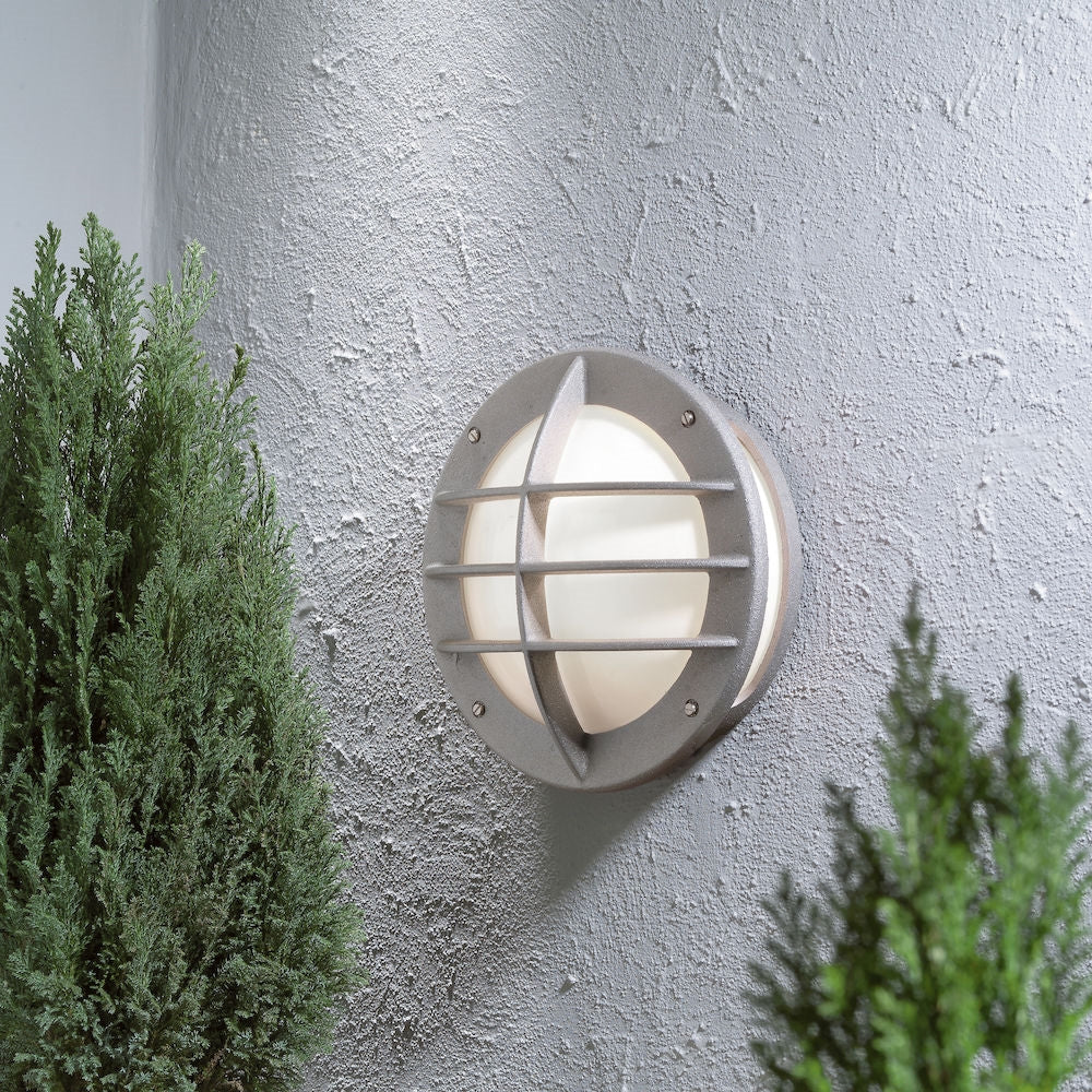 Oden Aluminium Flush Wall Light IP23 - Various Finishes - Image 3