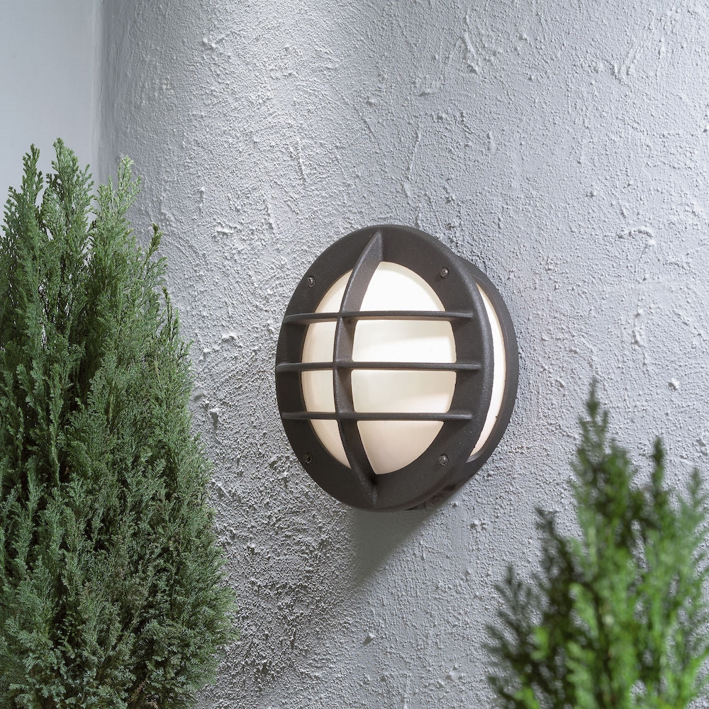 Oden Aluminium Flush Wall Light IP23 - Various Finishes - Image 4