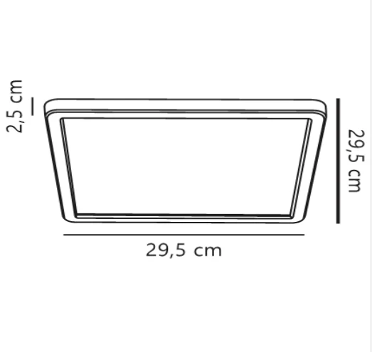 Oja 29 Outdoor Round/ Square Ceiling light - Image 10