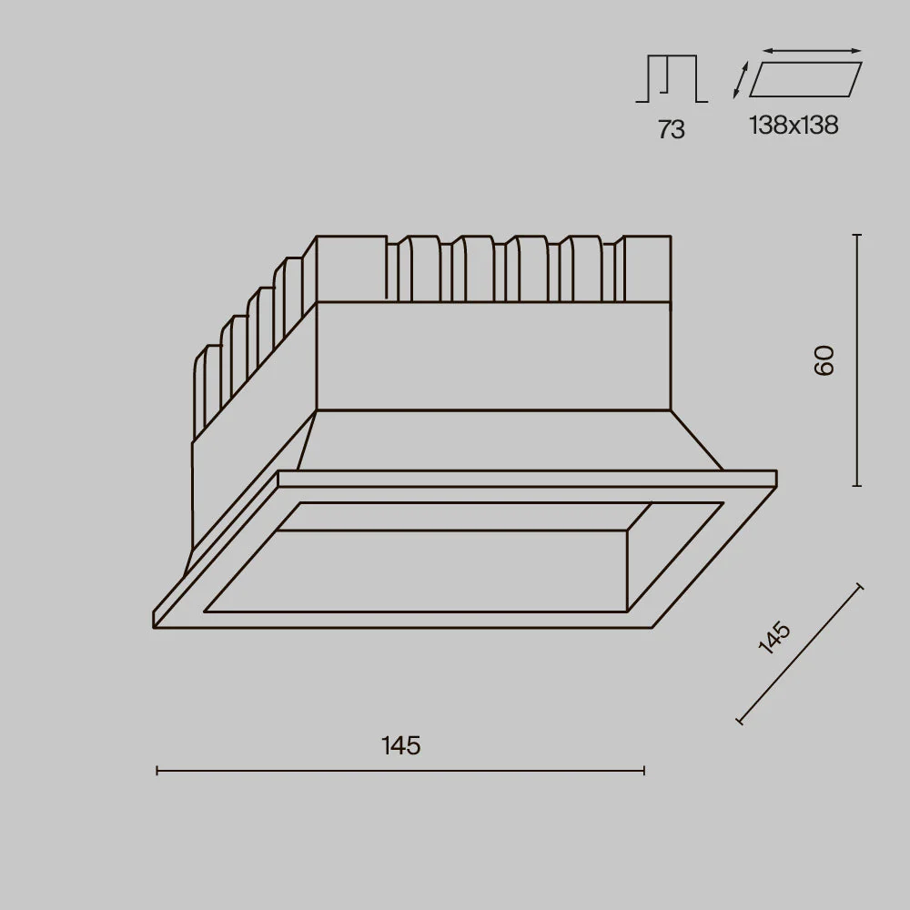 Okno 3000-6000K Adjustable Bathroom Light IP44 - Various Sizes - Image 12