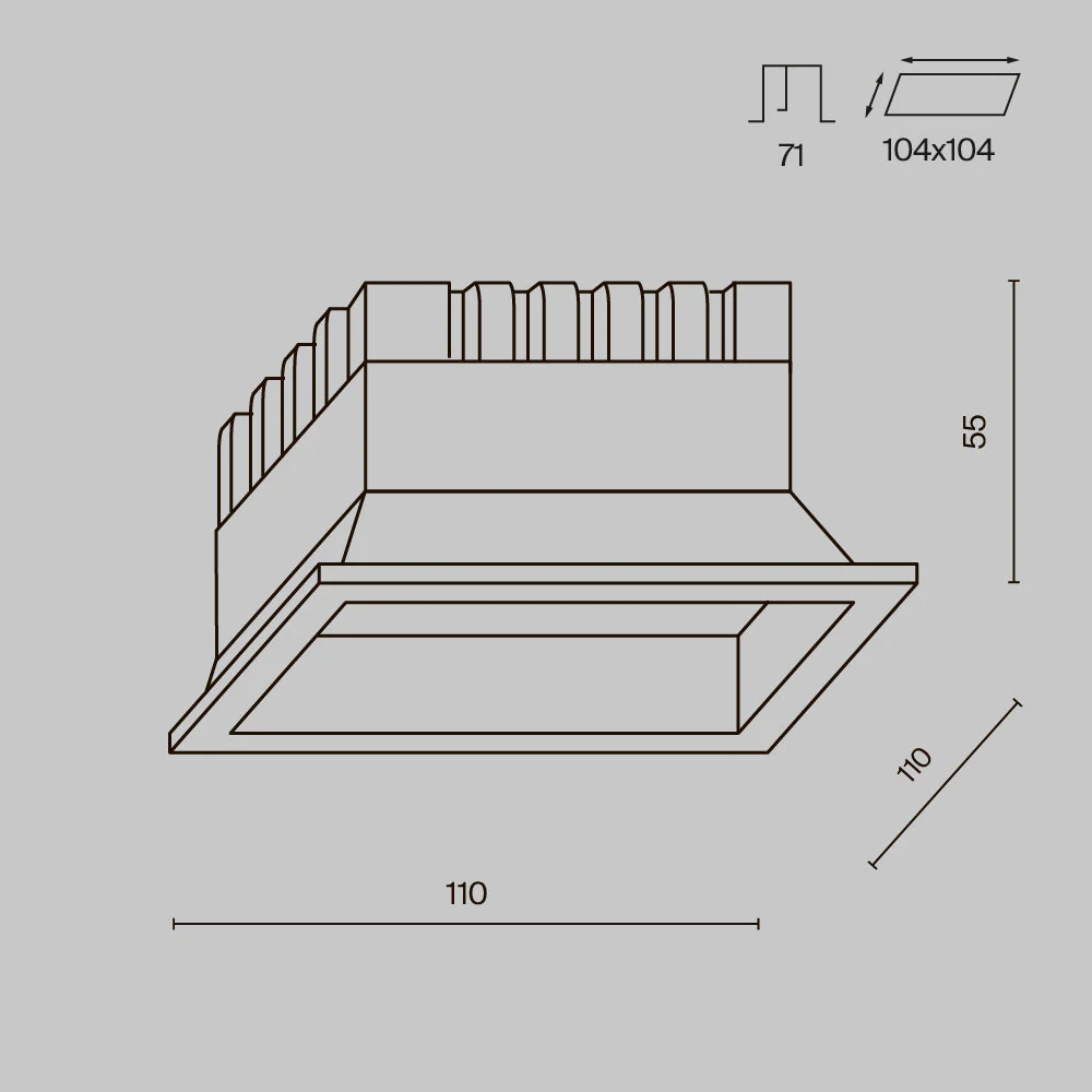 Okno 3000-6000K Adjustable Bathroom Light IP44 - Various Sizes - Image 13
