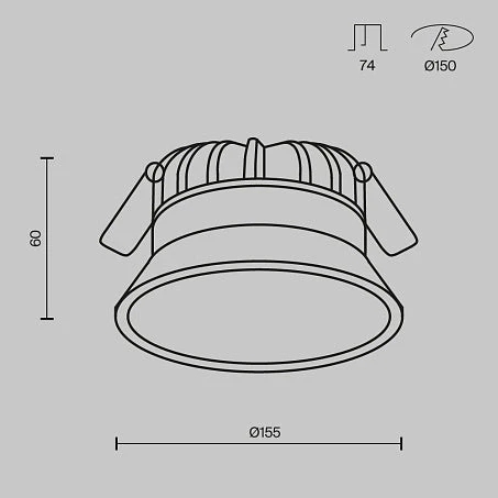 Okno 3000-6000K Adjustable Bathroom Light IP44 - Various Sizes - Image 8