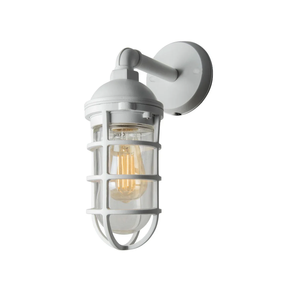 Olbia Wall Light Black/White IP44 - Image 4