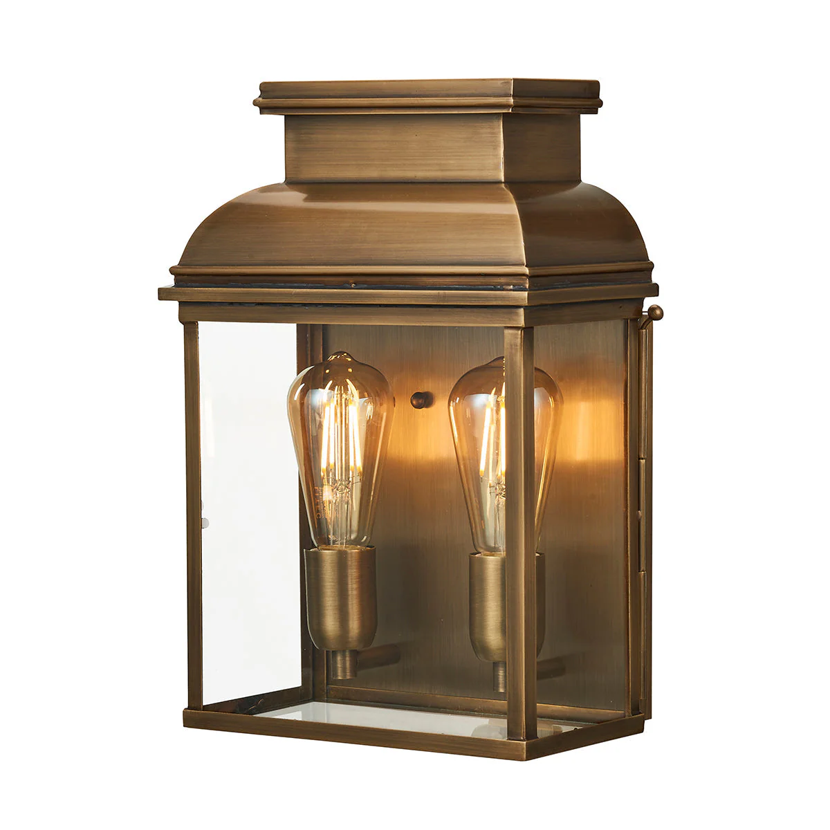 Old Bailey Medium/Large Wall Lantern - Aged Brass Finish - Image 5