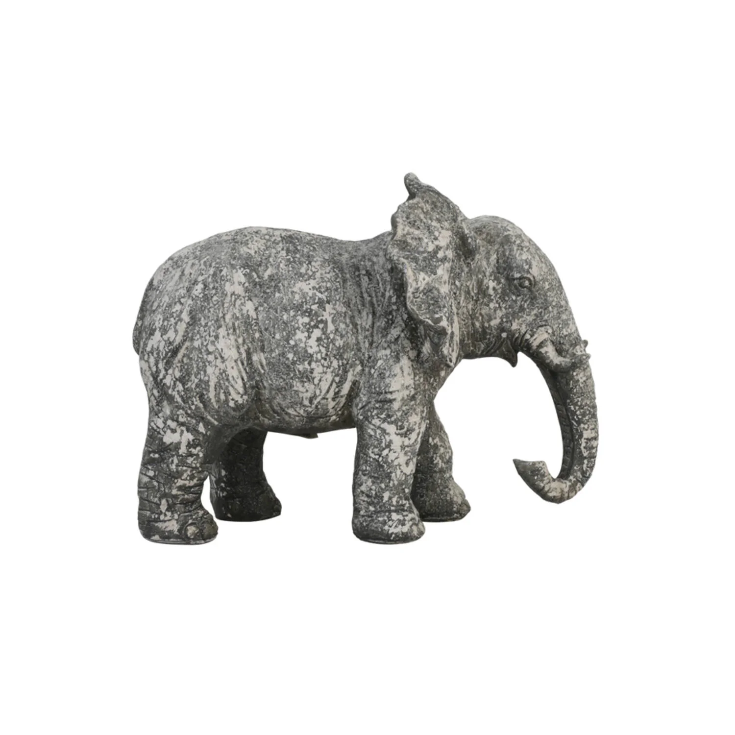 Old Elephant Concrete Ornament - Image 2