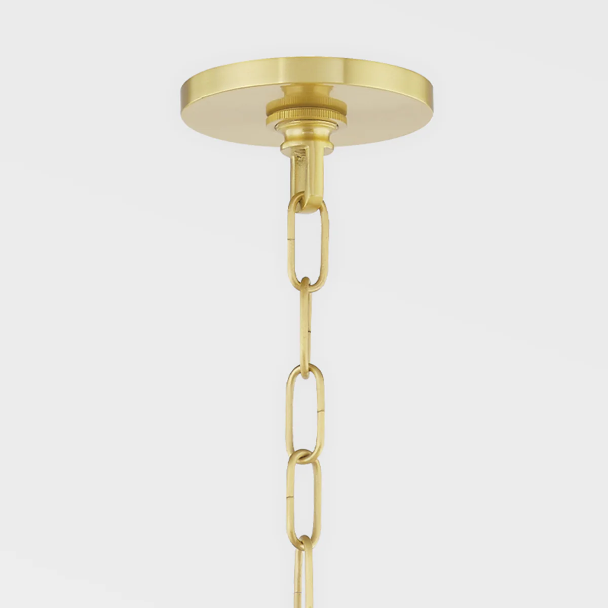 Olivia 5Lt Chandelier - Aged Brass - Image 2