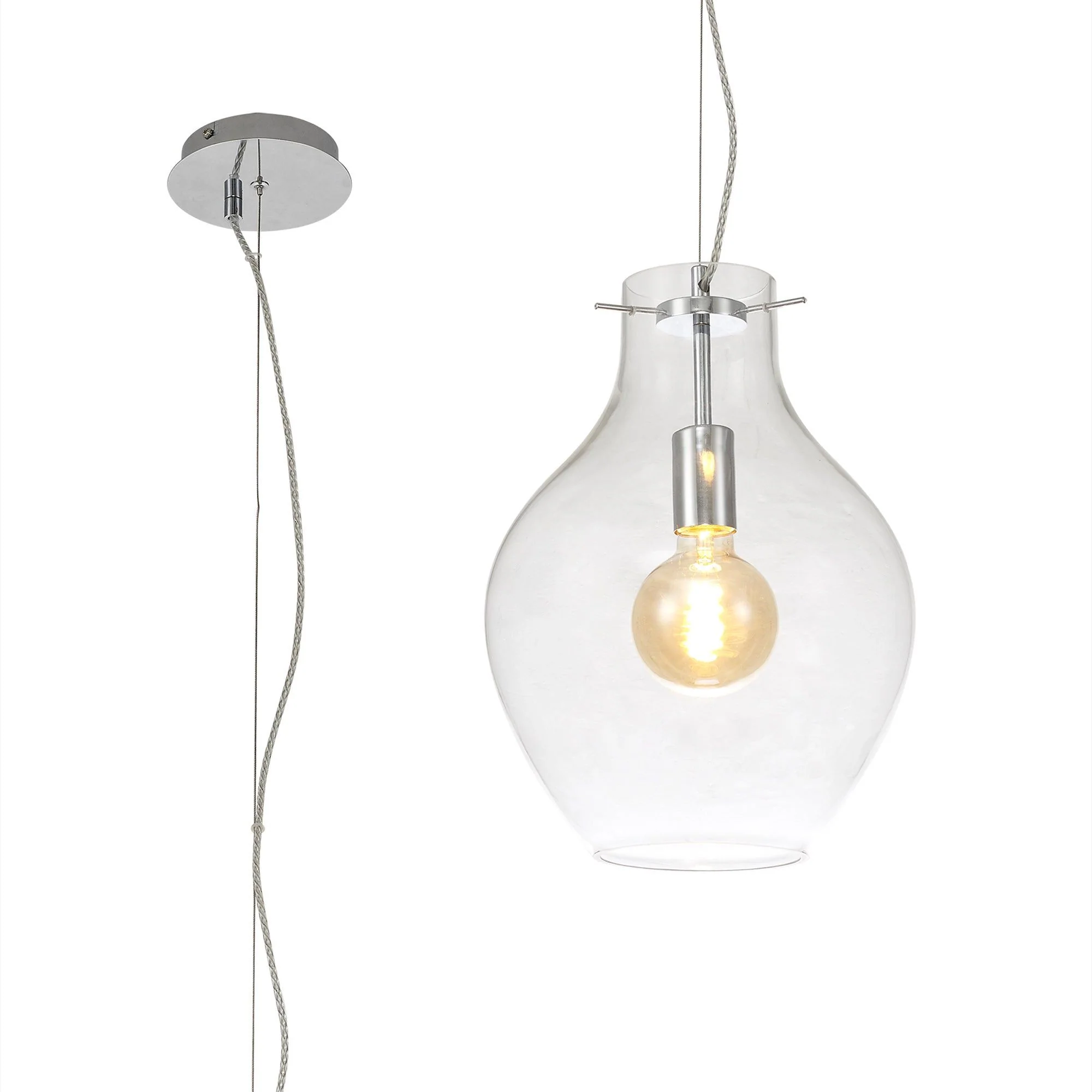 Olivia Pendant Round, Small/Medium/Large - Various Finishes - Image 14