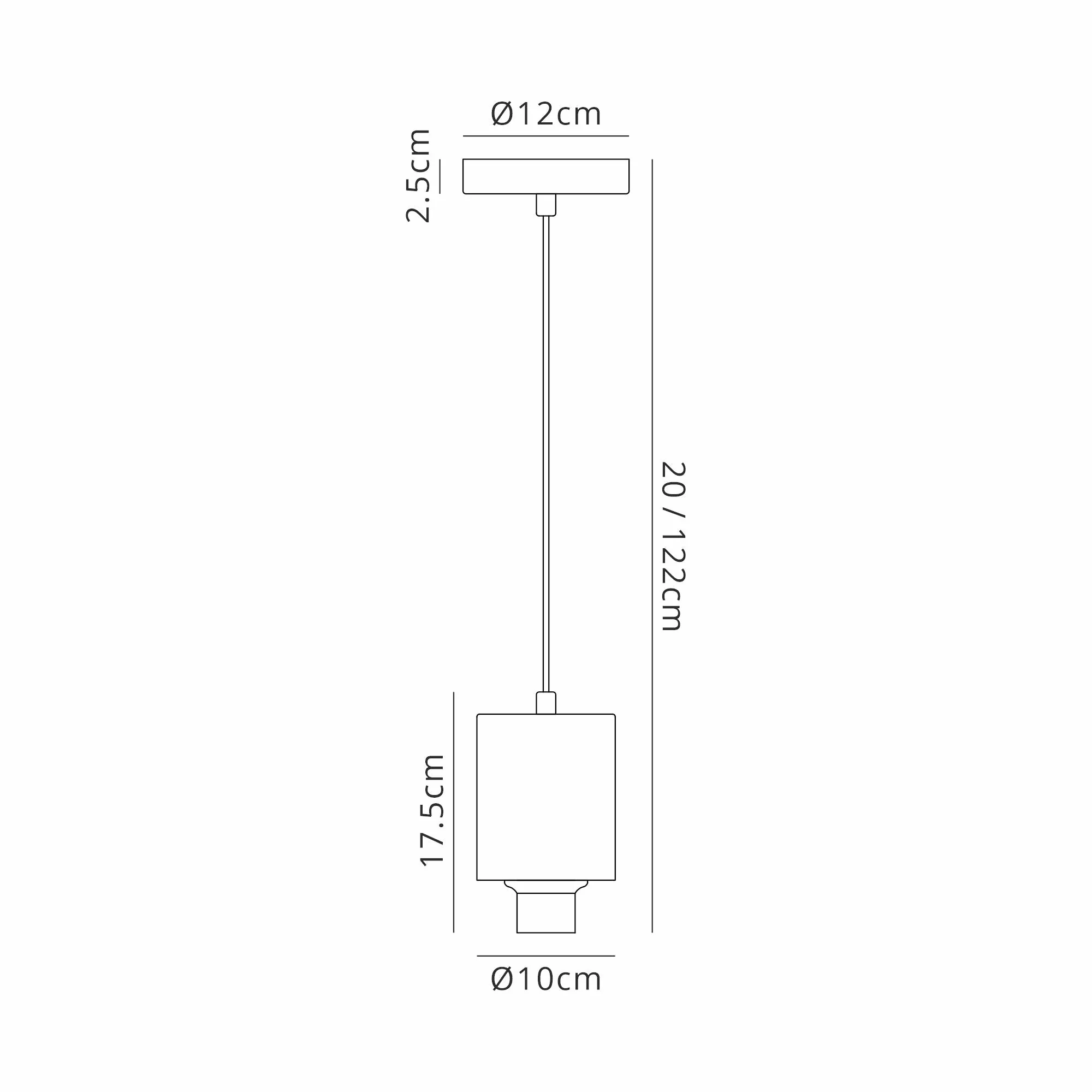 Olivier Wide Pendant - Various Colours - Image 2