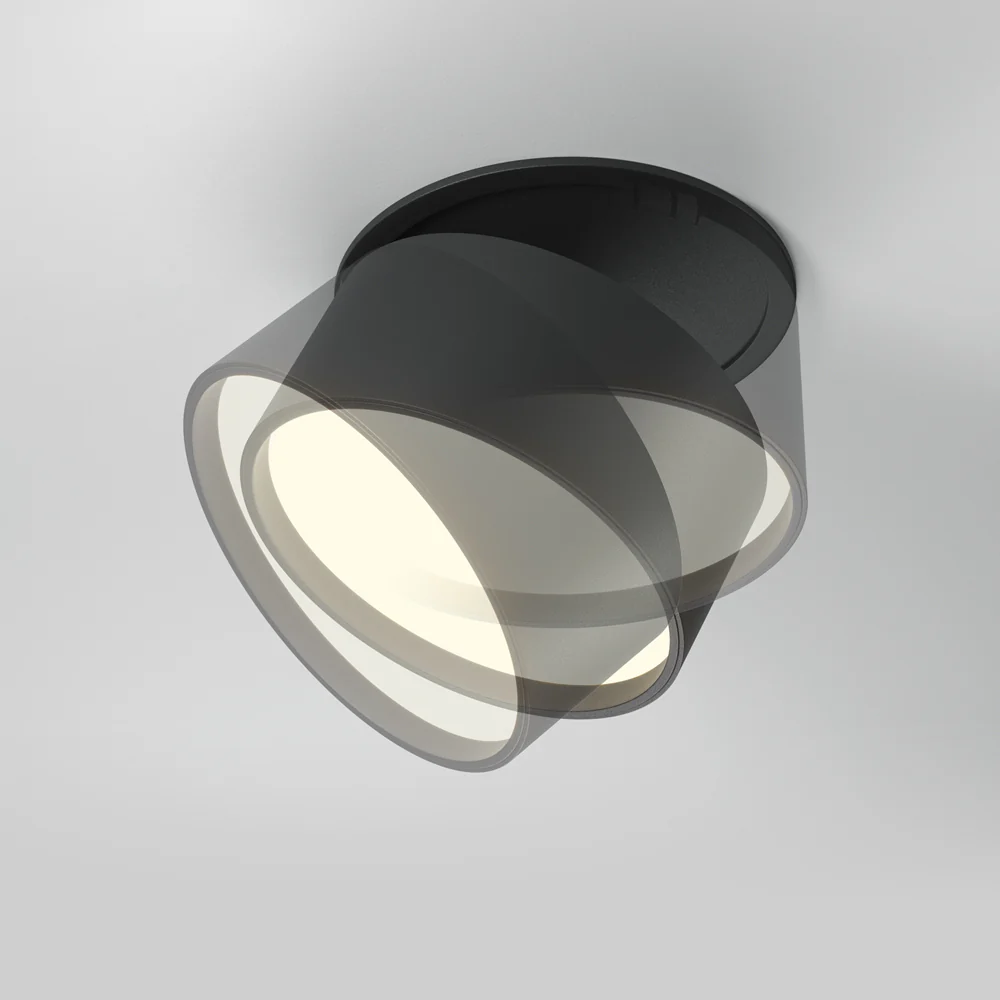 Onda Recessed luminaire- Black/ White/ Gold - Image 8