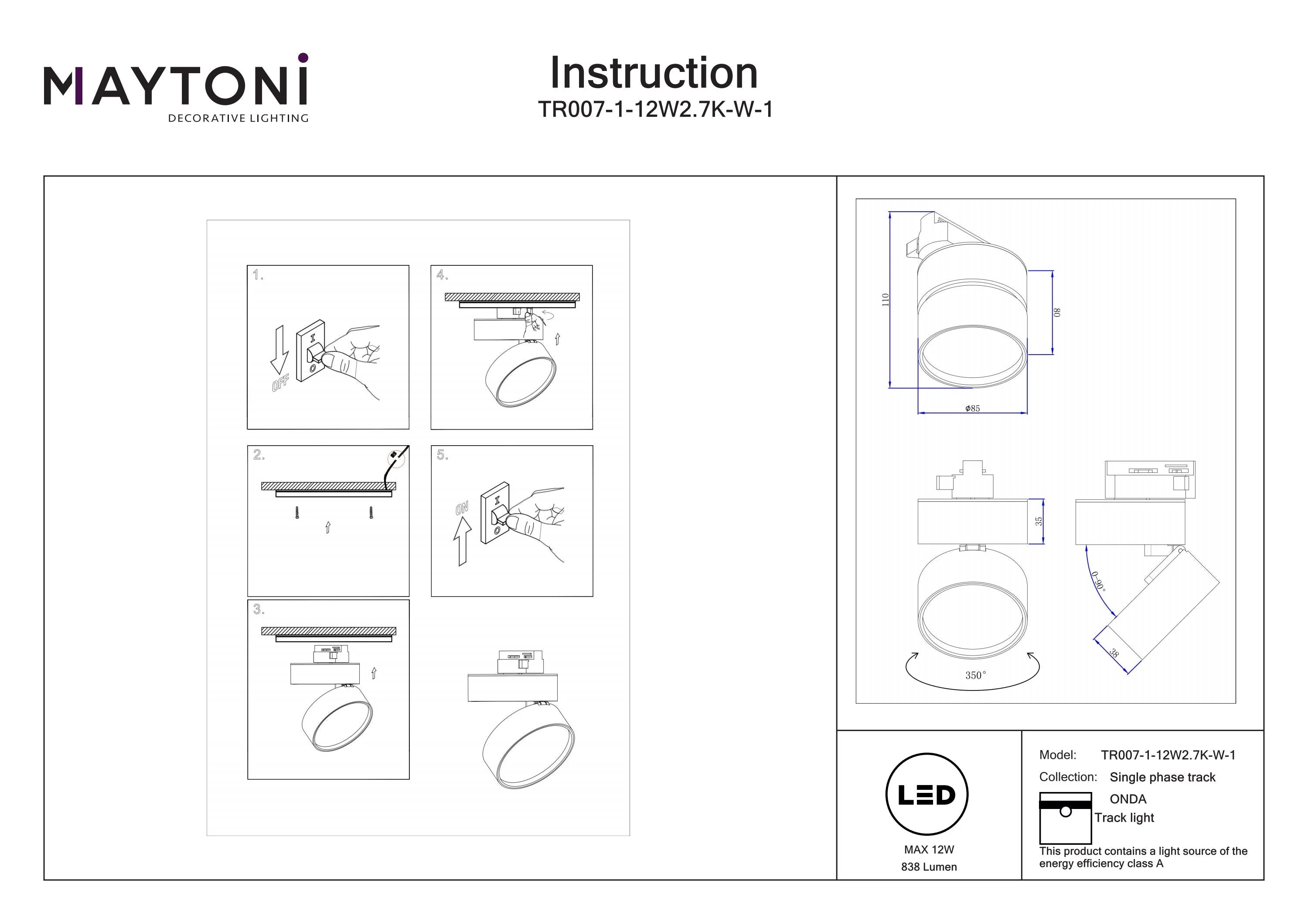 ONDA Unity Track Lighting -Integrated LED - Image 51