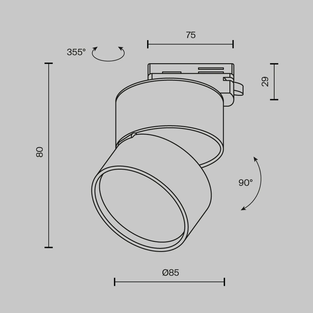 ONDA Unity Track Lighting -Integrated LED - Image 59
