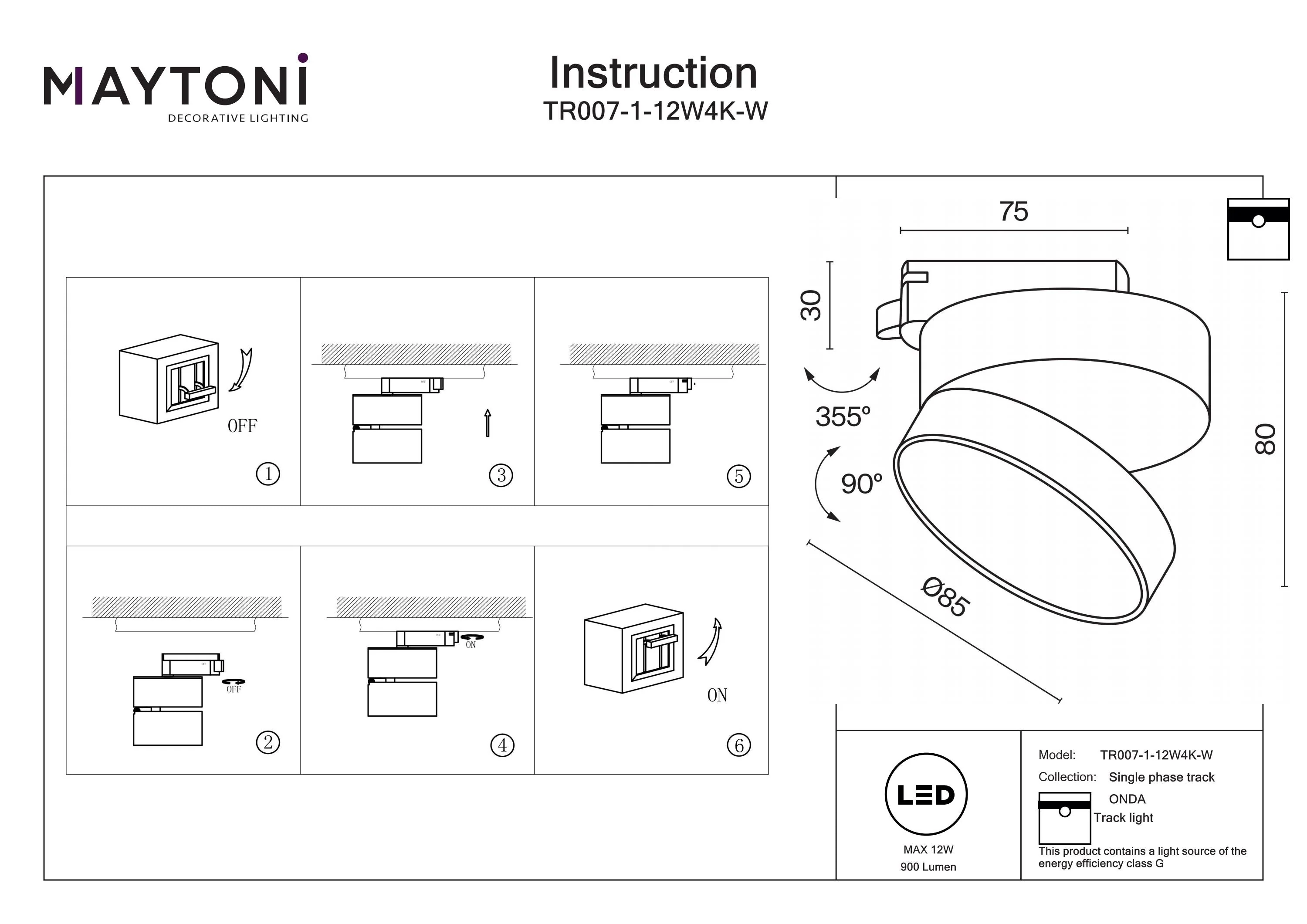 ONDA Unity Track Lighting -Integrated LED - Image 62