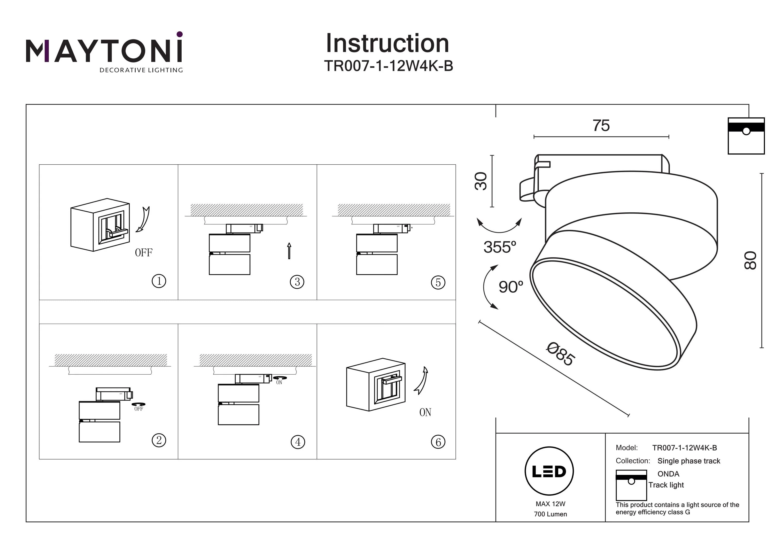 ONDA Unity Track Lighting -Integrated LED - Image 73