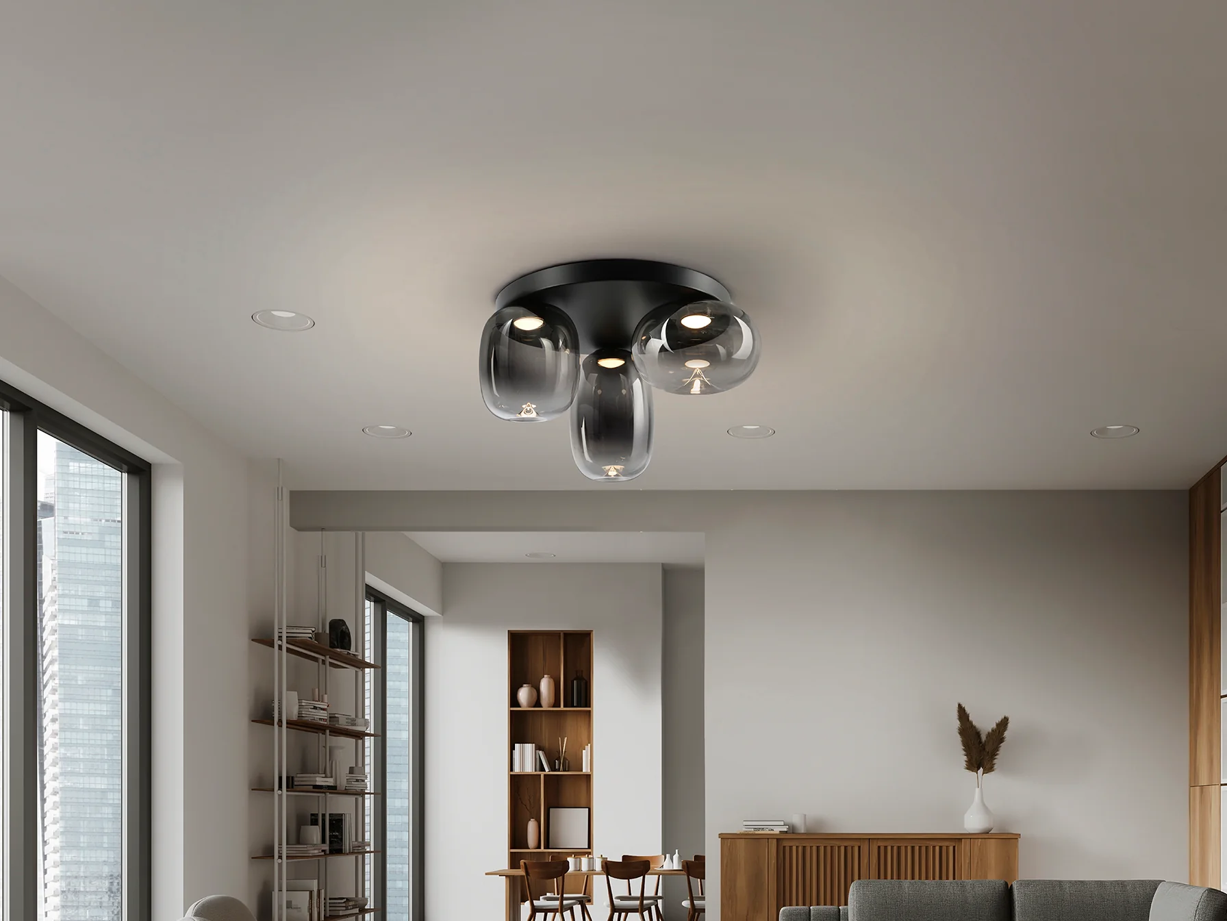 Onice Flush Ceiling Lamp - Image 3